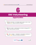 🌍✨ 6 New ESC Volunteering Opportunities Across Europe – Create Impact, Build Skills & Empower Communities! 🇷🇴🇭🇷🇹🇷🇱🇹