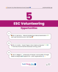 🌍✨ 5 New ESC Volunteering Opportunities for Creative, Eco-Friendly & Community-Driven Youth! 🇮🇹🇵🇱🇧🇪🇭🇷🇩🇪