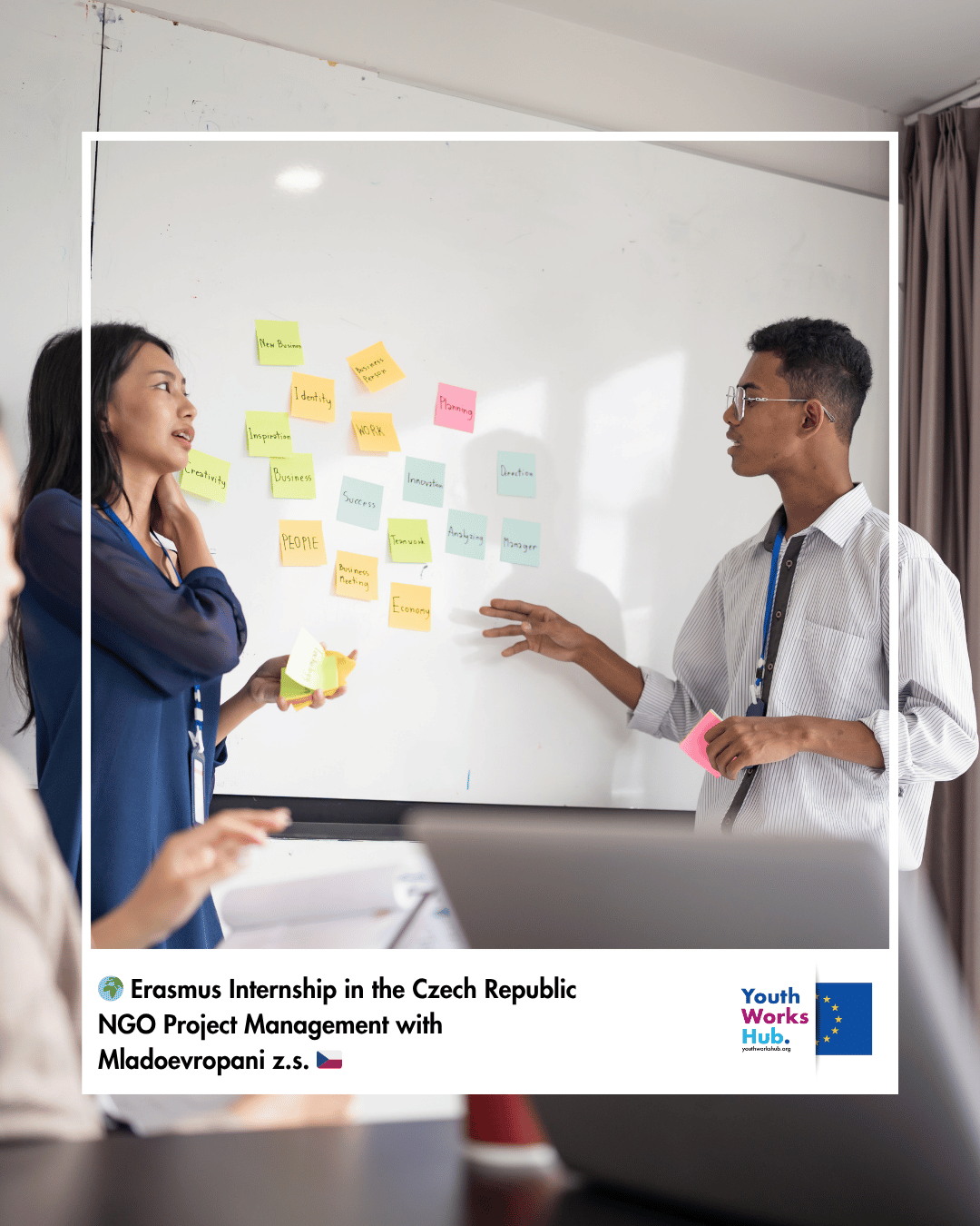 🌍 Erasmus Internship in the Czech Republic – NGO Project Management with Mladoevropani z.s. 🇨🇿