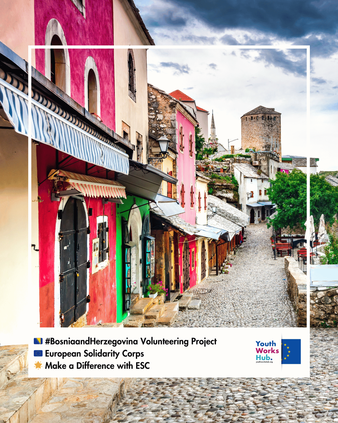 🇧🇦 ESC Volunteering in Bosnia and Herzegovina – Small Steps for Big Changes 👣 Empower Youth & Communities through Solidarity! 🌍🤝✨