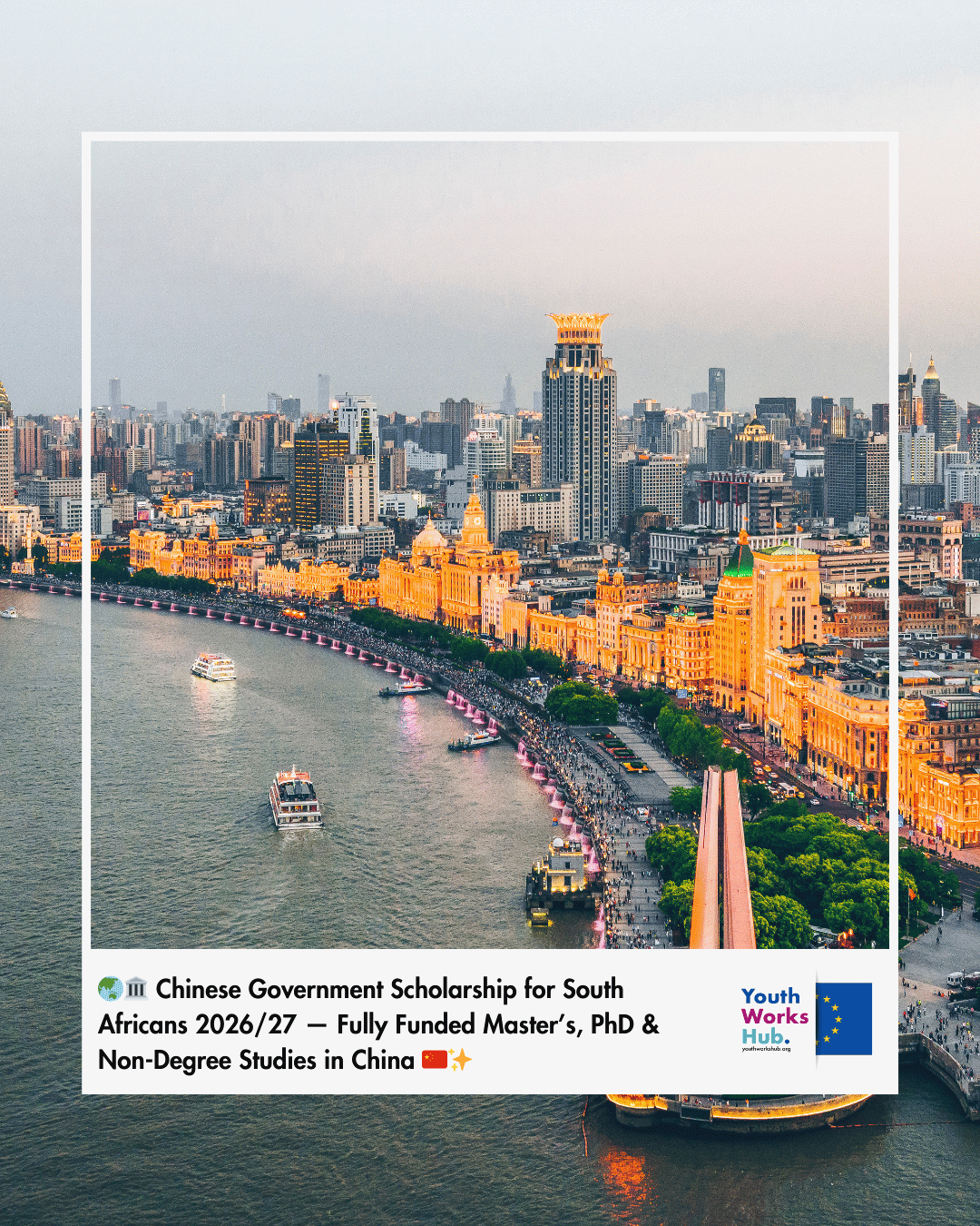 🌏🏛️ Chinese Government Scholarship for South Africans 2026/27 — Fully Funded Master’s, PhD & Non-Degree Studies in China 🇨🇳✨