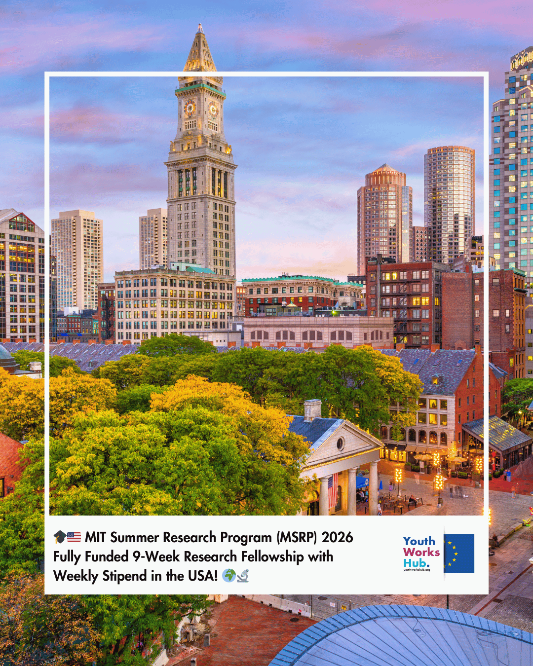 🎓🇺🇸 MIT Summer Research Program (MSRP) 2026 – Fully Funded 9-Week Research Fellowship with Weekly Stipend in the USA! 🌍🔬