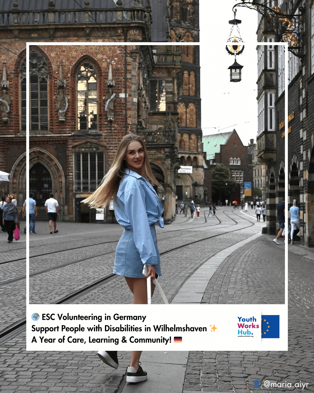 🌍 ESC Volunteering in Germany – Support People with Disabilities in Wilhelmshaven ✨ A Year of Care, Learning & Community! 🇩🇪