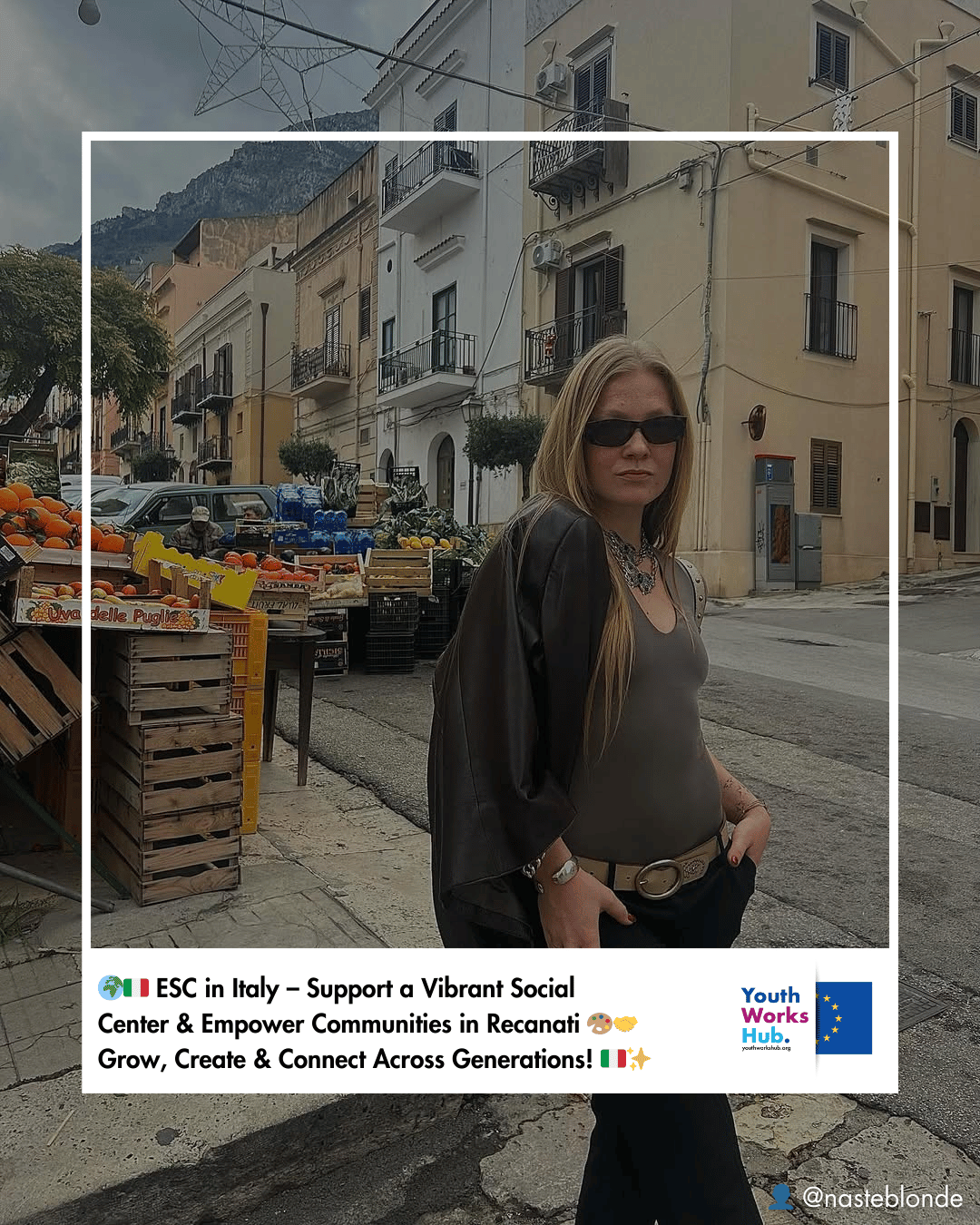 🌍🇮🇹 ESC in Italy – Support a Vibrant Social Center & Empower Communities in Recanati 🎨🤝 Grow, Create & Connect Across Generations! 🇮🇹✨
