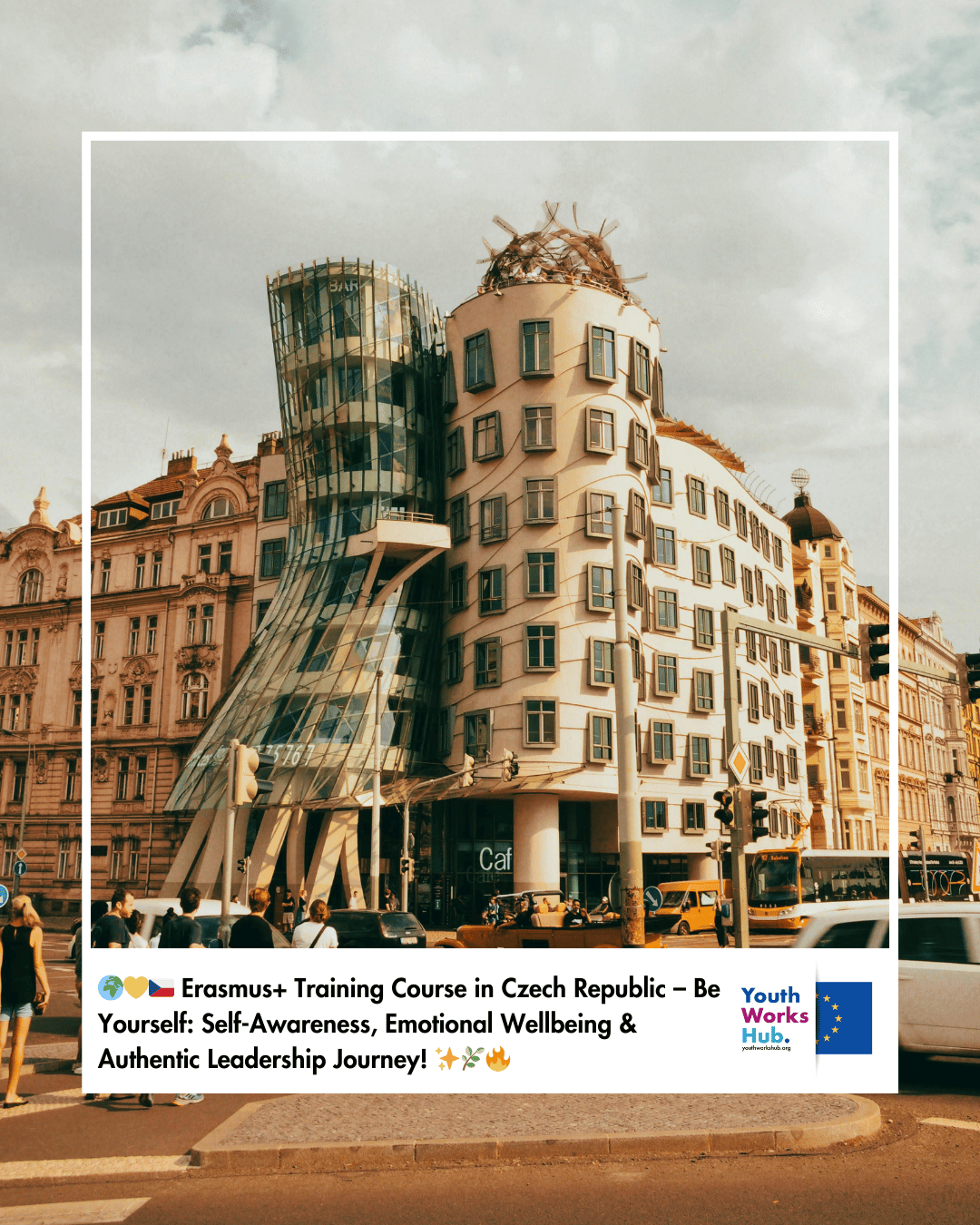 🌍💛🇨🇿 Erasmus+ Training Course in Czech Republic – Be Yourself: Self-Awareness, Emotional Wellbeing & Authentic Leadership Journey! ✨🌿🔥