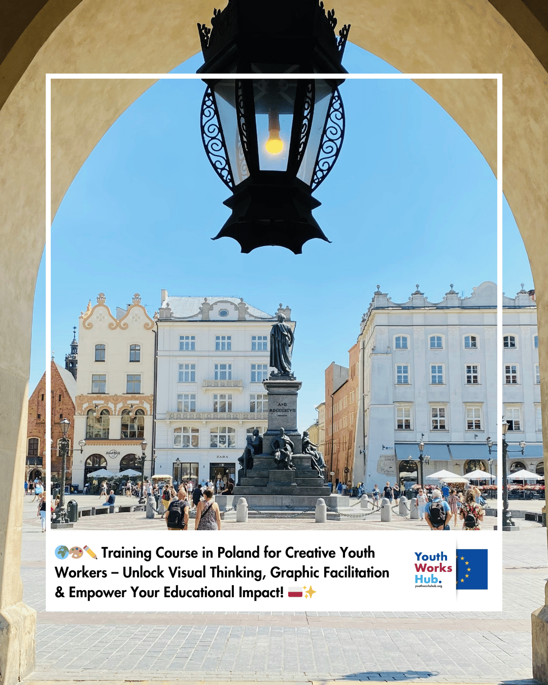🌍🎨✏️ Training Course in Poland for Creative Youth Workers – Unlock Visual Thinking, Graphic Facilitation & Empower Your Educational Impact! 🇵🇱✨