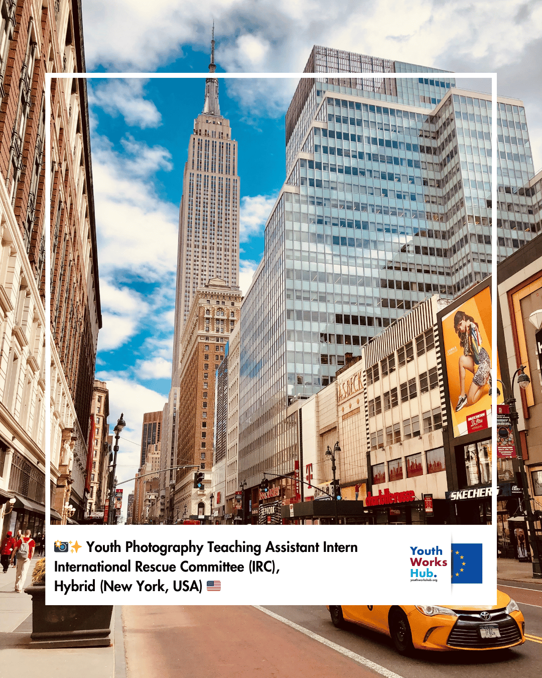 📸✨ Youth Photography Teaching Assistant Intern (Unpaid) – International Rescue Committee (IRC), Hybrid (New York, USA) 🇺🇸