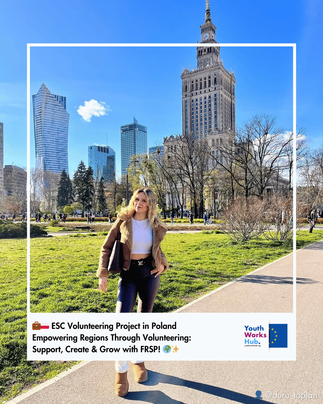 💼🇵🇱 ESC Volunteering Project in Poland – Empowering Regions Through Volunteering: Support, Create & Grow with FRSP! 🌍✨