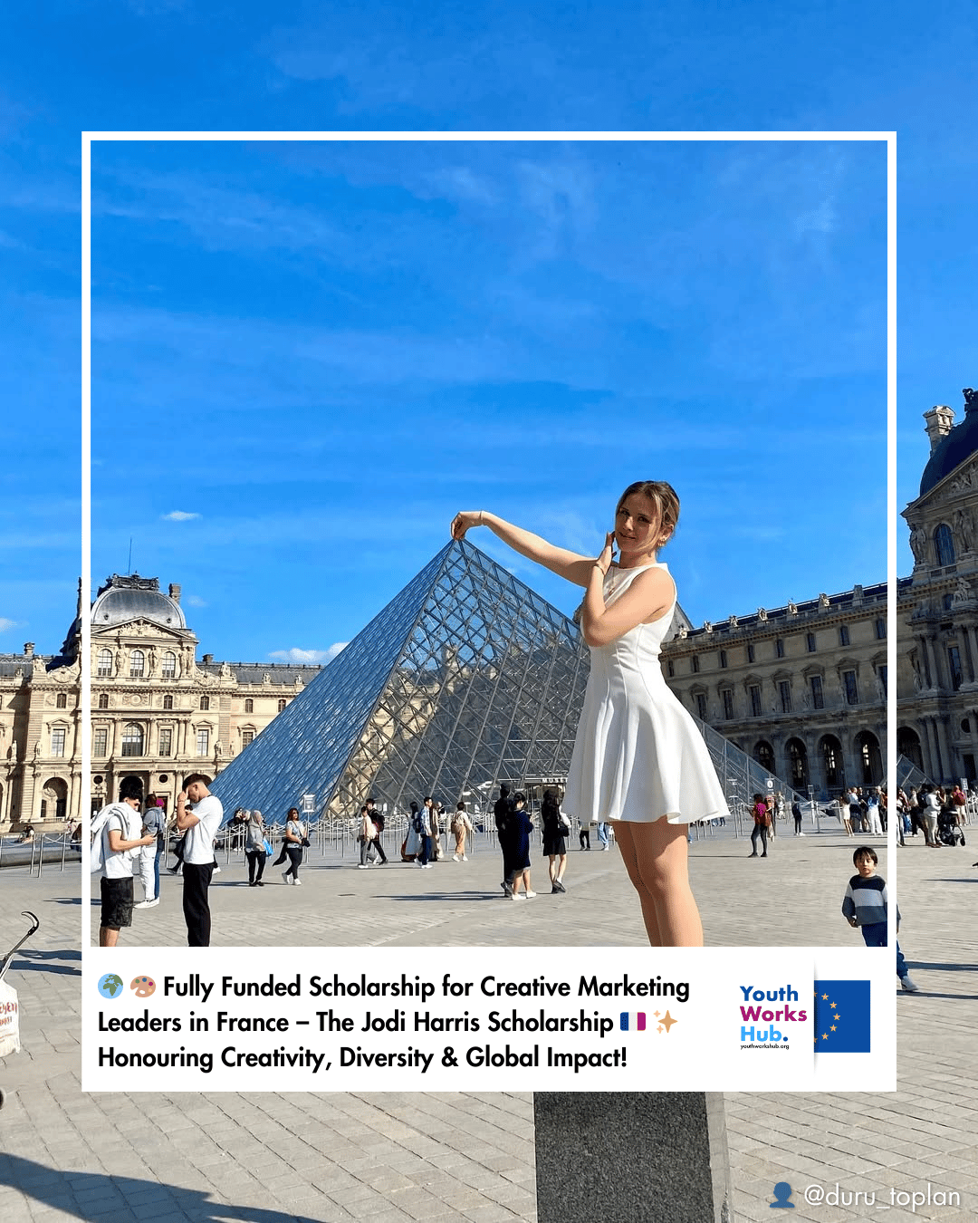 🌍🎨 Fully Funded Scholarship for Creative Marketing Leaders in France – The Jodi Harris Scholarship 🇫🇷✨ Honouring Creativity, Diversity & Global Impact!