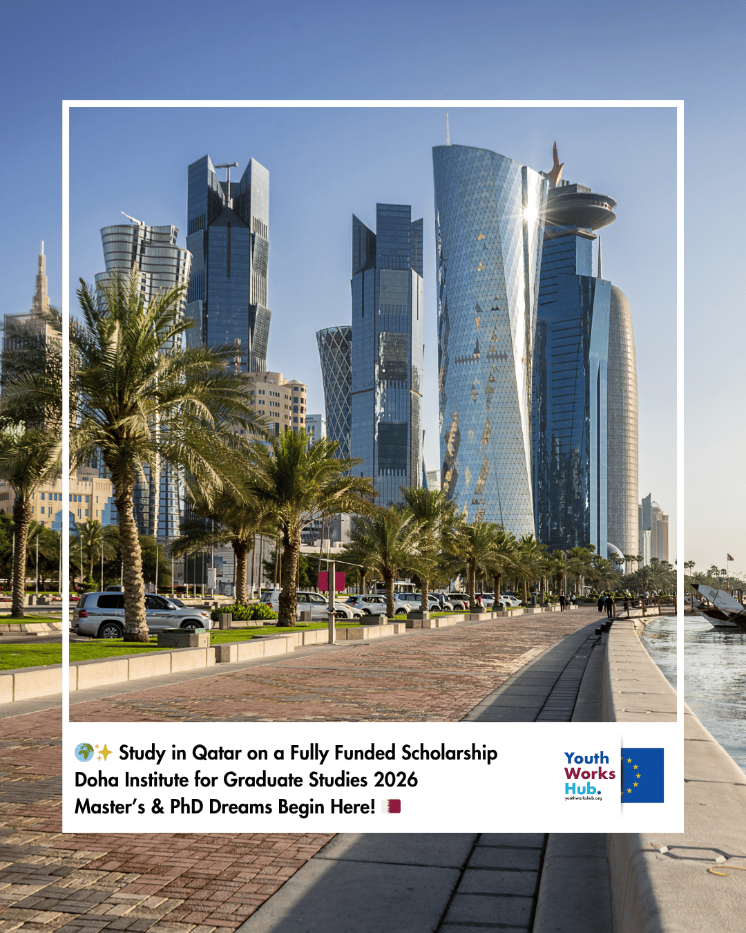 🌍✨ Study in Qatar on a Fully Funded Scholarship – Doha Institute for Graduate Studies 2026 | Master’s & PhD Dreams Begin Here! 🇶🇦