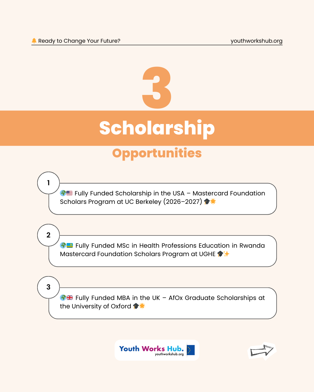 🌍🎓 3 New Fully Funded Scholarship Opportunities for African Students – Study in the USA, Rwanda & the UK with Mastercard Foundation & AfOx! 🌟✨ Transform Your Future Through World-Class Education! 🇺🇸🇷🇼🇬🇧