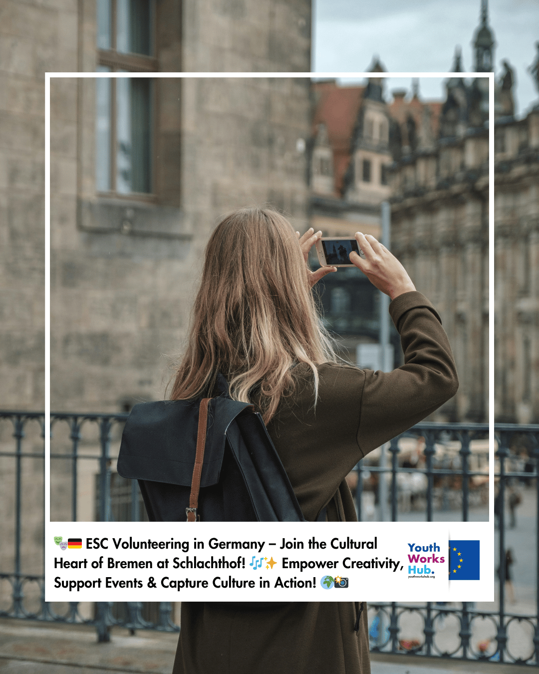 🎭🇩🇪 ESC Volunteering in Germany – Join the Cultural Heart of Bremen at Schlachthof! 🎶✨ Empower Creativity, Support Events & Capture Culture in Action! 🌍📸