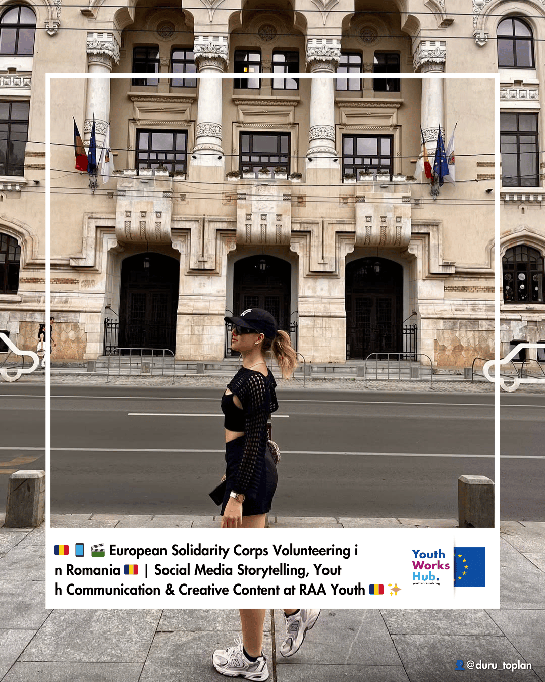 🇷🇴📱🎬 European Solidarity Corps Volunteering in Romania 🇷🇴 | Social Media Storytelling, Youth Communication & Creative Content at RAA Youth Hub in Bucharest 🇷🇴✨