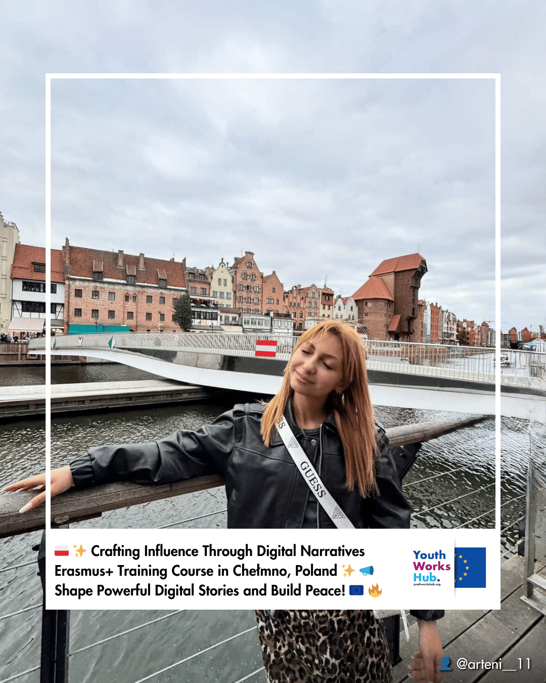 🇵🇱 ✨ Crafting Influence Through Digital Narratives – Erasmus+ Training Course in Chełmno, Poland ✨📣 Shape Powerful Digital Stories, Build Peace Online, and Strengthen Your Voice! 🇪🇺 🔥