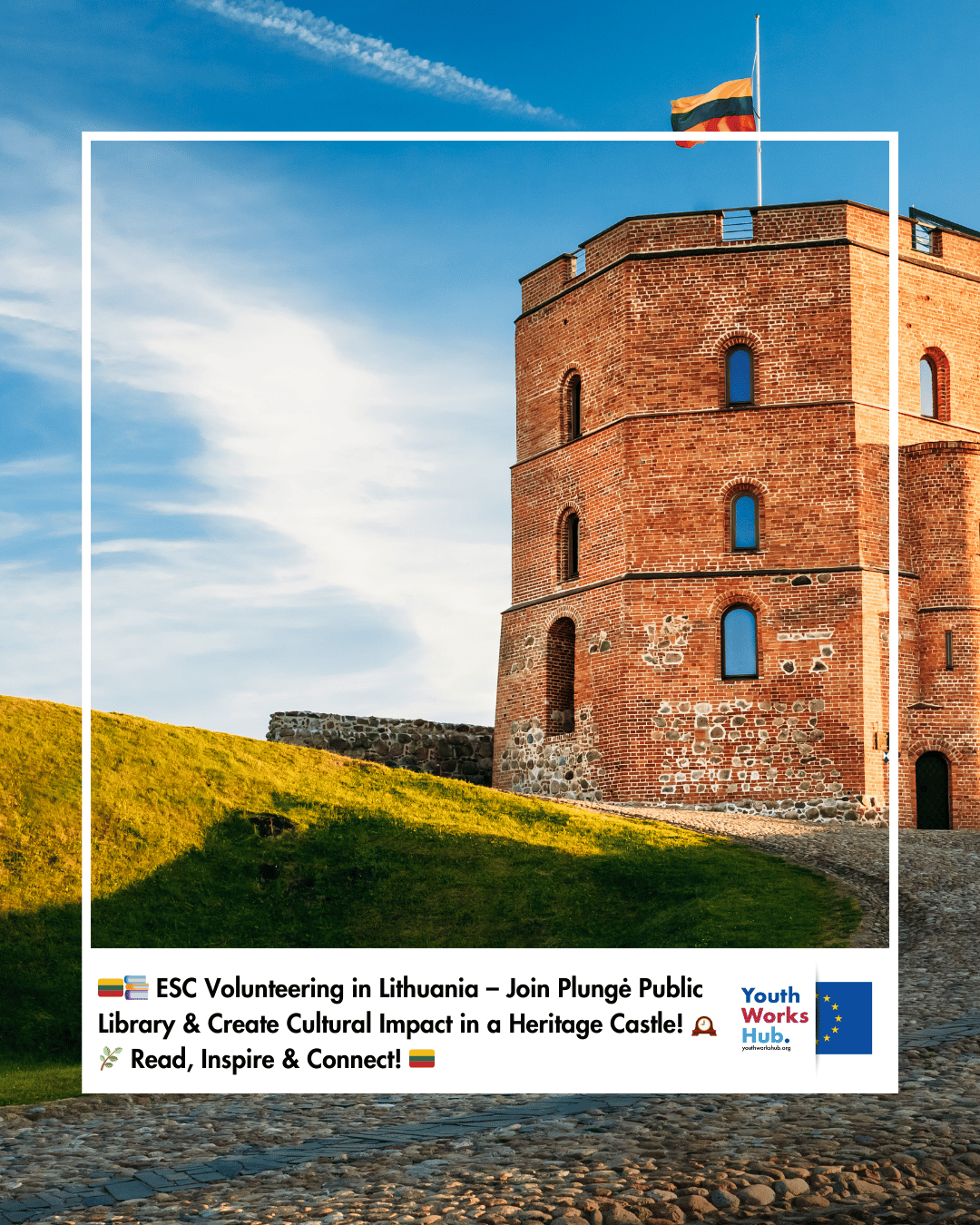 🇱🇹📚 ESC Volunteering in Lithuania – Join Plungė Public Library & Create Cultural Impact in a Heritage Castle! 🕰️🌿 Read, Inspire & Connect! 🇱🇹