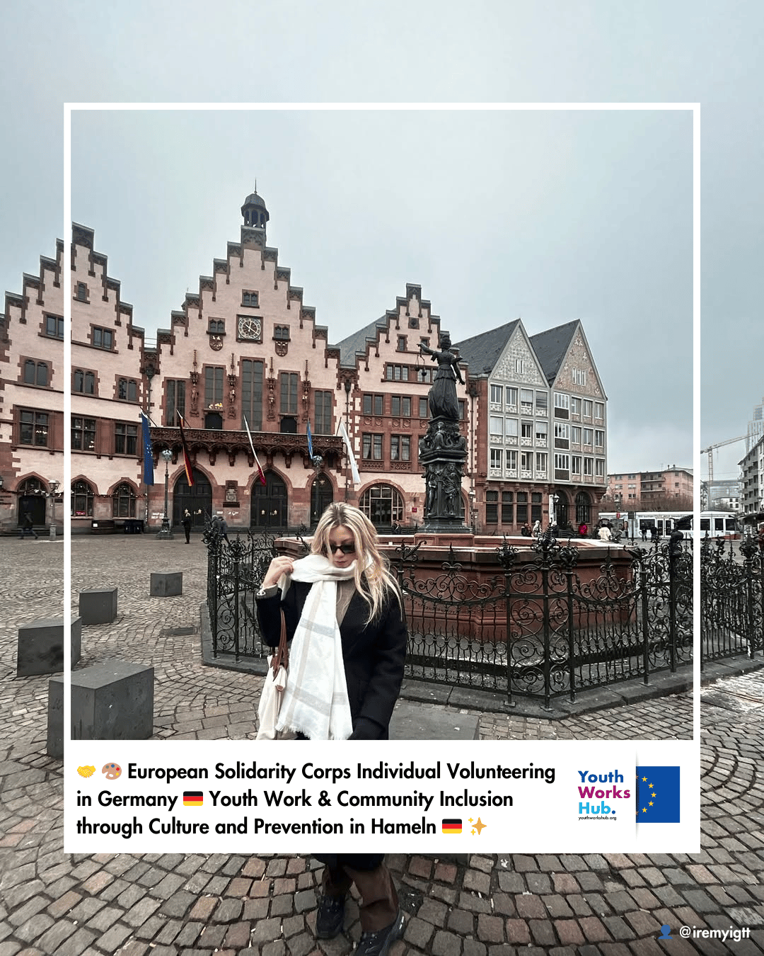 🇩🇪🤝🎨 European Solidarity Corps Individual Volunteering in Germany – Youth Work, Open Youth Spaces & Community Inclusion through Culture and Prevention in Hameln 🇩🇪✨