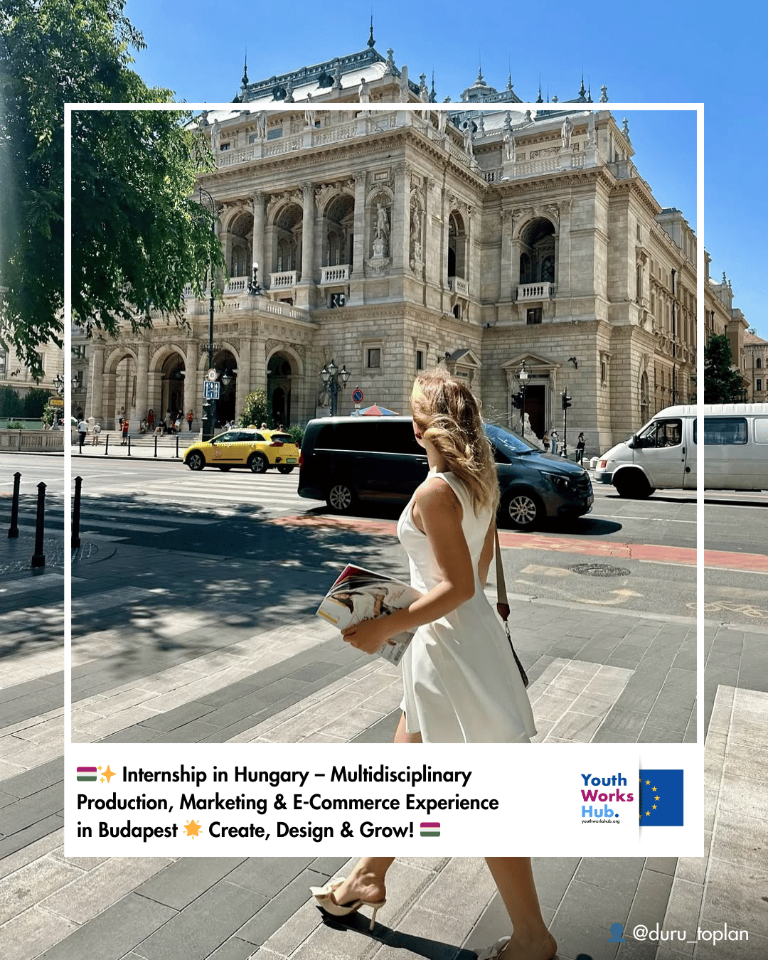 🇭🇺✨ Internship in Hungary – Multidisciplinary Production, Marketing & E-Commerce Experience in Budapest 🌟 Create, Design & Grow! 🇭🇺
