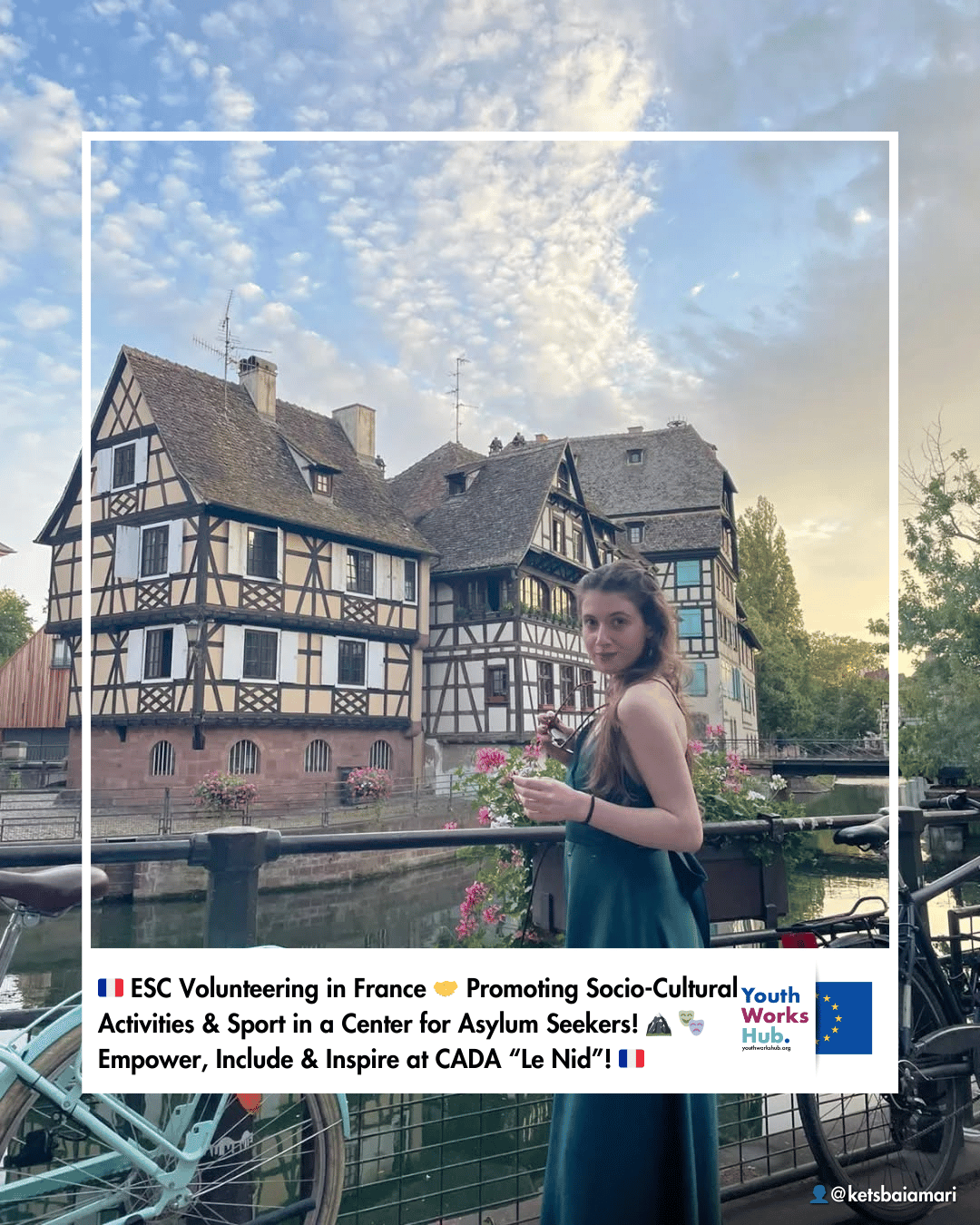 🇫🇷🤝 ESC Volunteering in France – Promoting Socio-Cultural Activities & Sport in a Center for Asylum Seekers! 🏔️🎭 Empower, Include & Inspire at CADA “Le Nid”! 🇫🇷