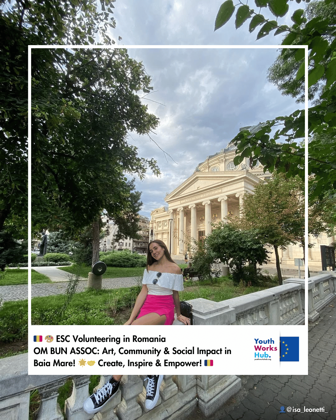 🇷🇴🎨 ESC Volunteering in Romania – OM BUN ASSOC: Art, Community & Social Impact in Baia Mare! 🌟🤝 Create, Inspire & Empower! 🇷🇴