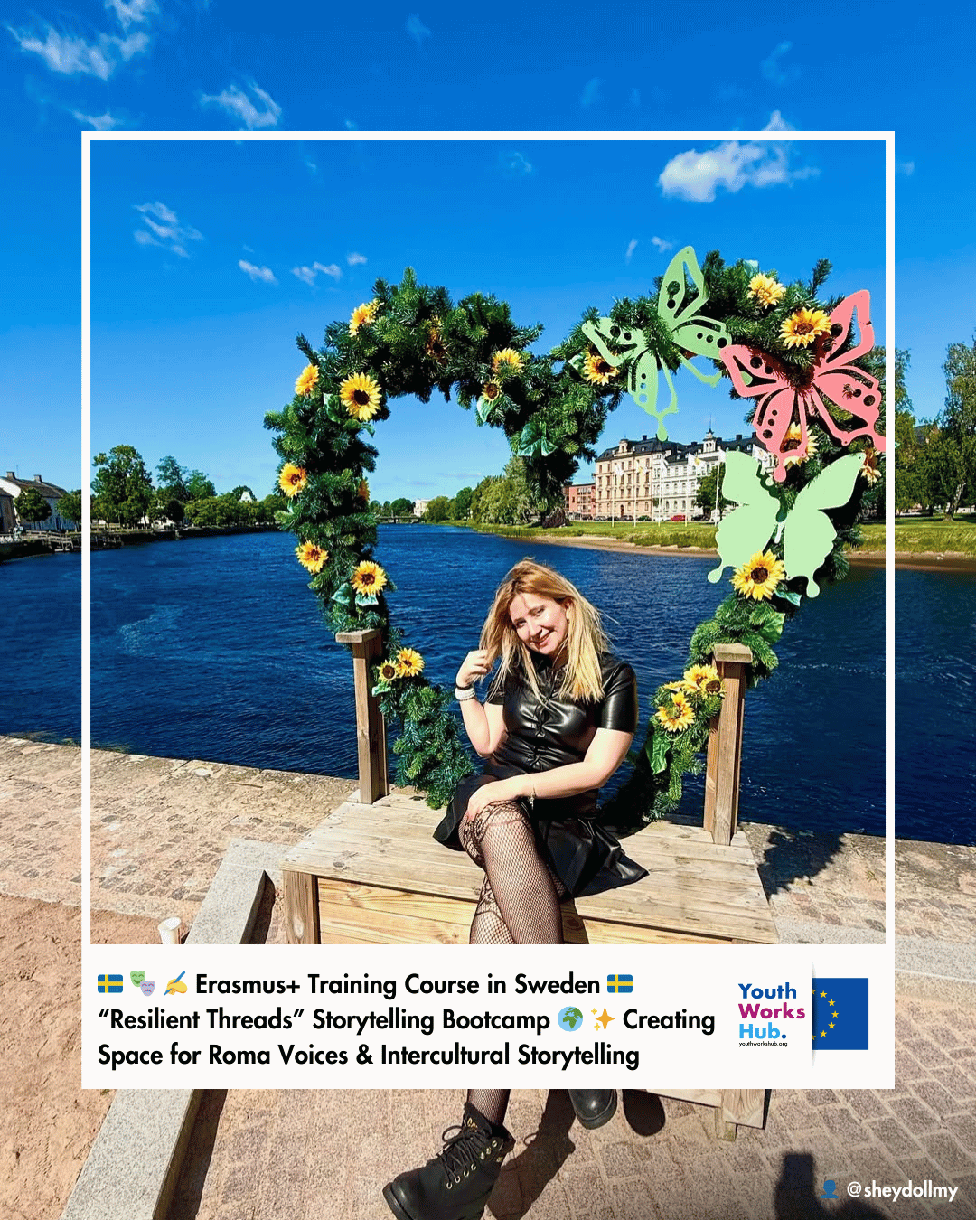 🇸🇪🎭✍️ Erasmus+ Training Course in Sweden – “Resilient Threads” Storytelling Bootcamp 🌍✨ Creating Space for Roma Voices & Intercultural Storytelling 🇸🇪