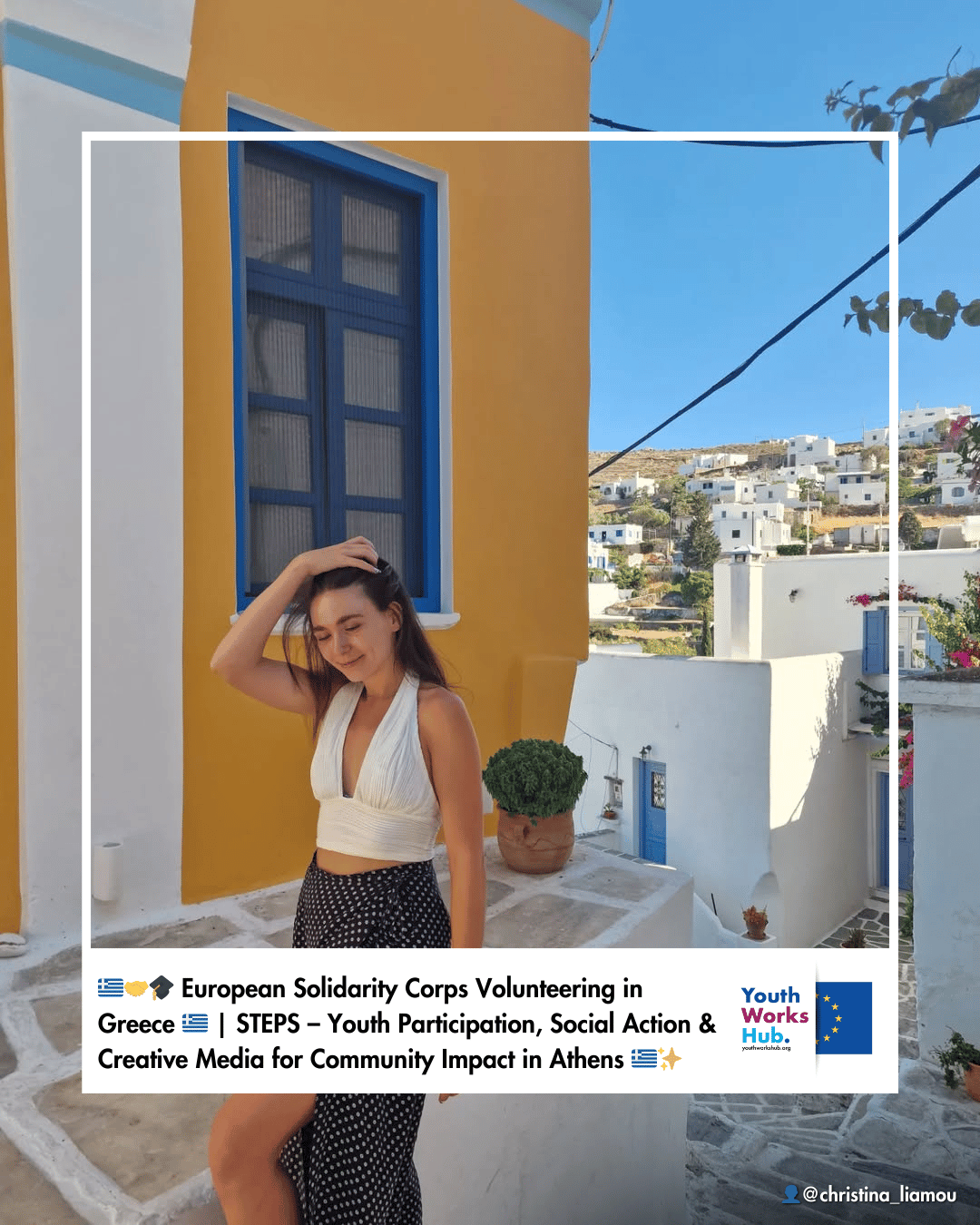 🇬🇷🤝🎓 European Solidarity Corps Volunteering in Greece 🇬🇷 | STEPS – Youth Participation, Social Action & Creative Media for Community Impact in Athens 🇬🇷✨