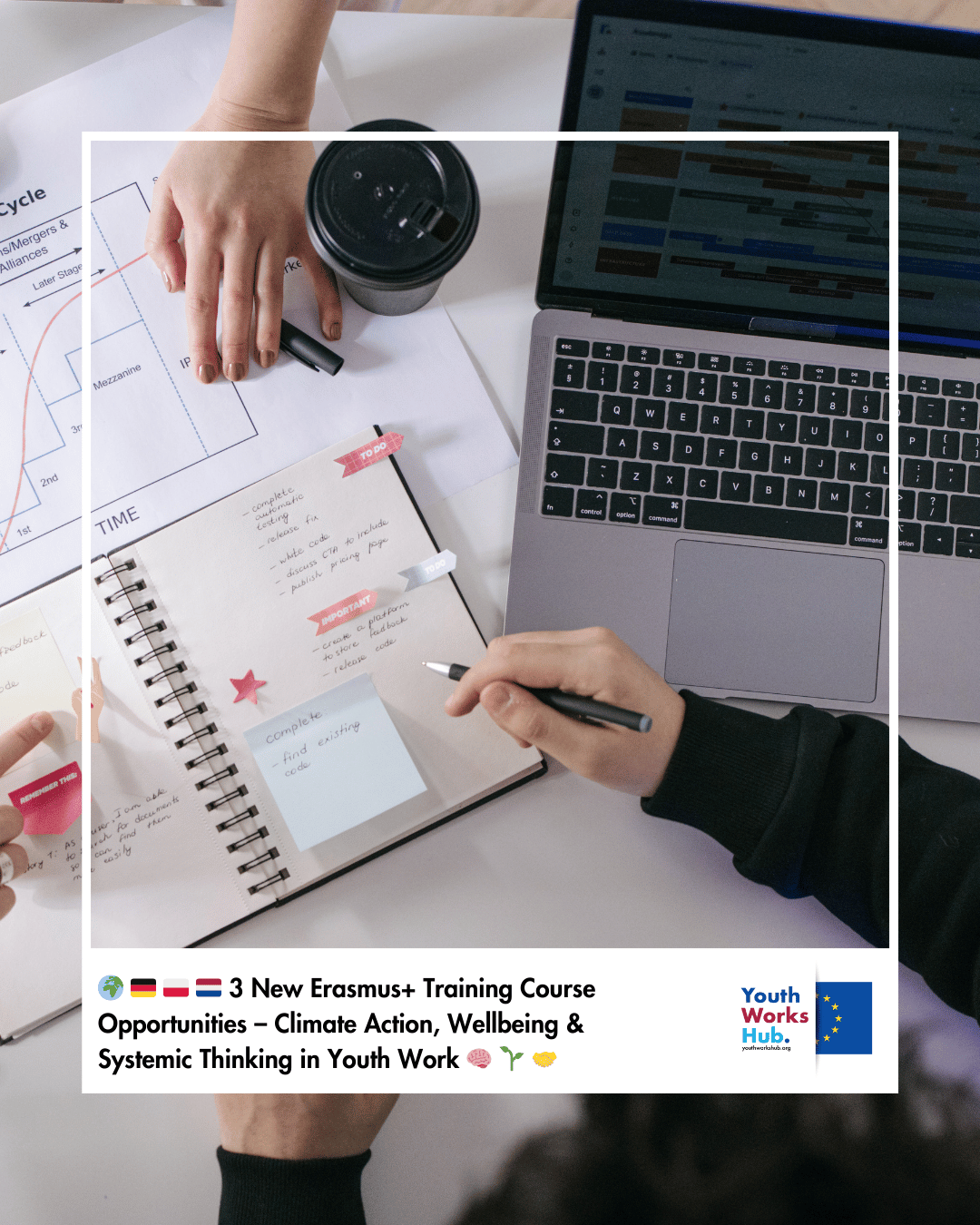 🌍🇩🇪🇵🇱🇳🇱 3 New Erasmus+ Training Course Opportunities – Climate Action, Wellbeing & Systemic Thinking in Youth Work 🧠🌱🤝