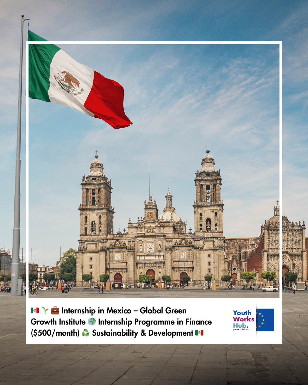 🇲🇽🌱💼 Internship in Mexico – Global Green Growth Institute (GGGI) Internship Programme in Finance & Procurement ($500/month) 🌍♻️ Green Growth, Sustainability & Global Development 🇲🇽