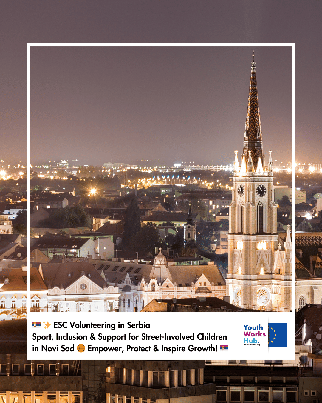 🇷🇸✨ ESC Volunteering in Serbia – Sport, Inclusion & Support for Street-Involved Children in Novi Sad 🏀 Empower, Protect & Inspire Growth! 🇷🇸