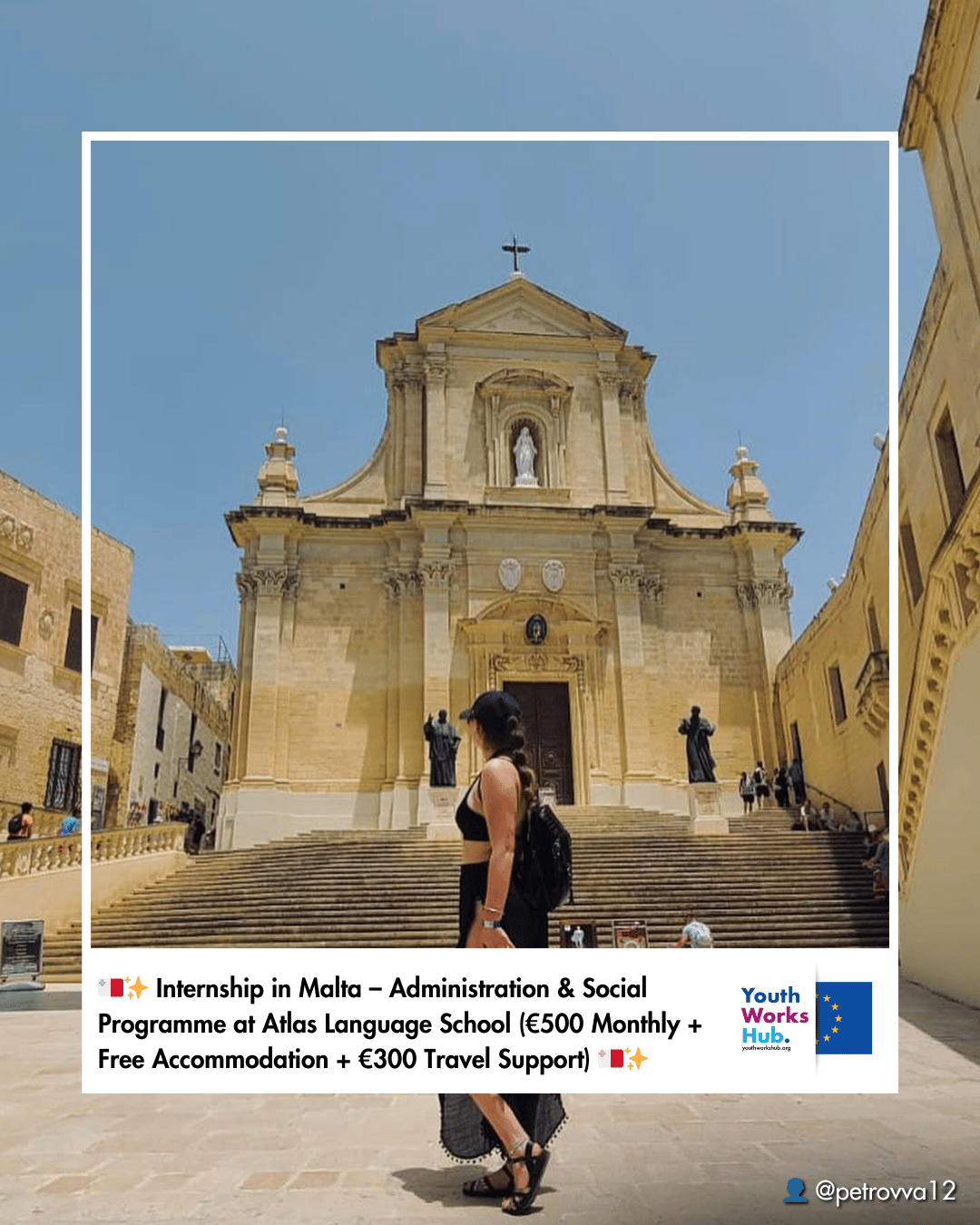 🇲🇹✨ Internship in Malta – Administration & Social Programme at Atlas Language School (€500 Monthly + Free Accommodation + €300 Travel Support) 🇲🇹🌞