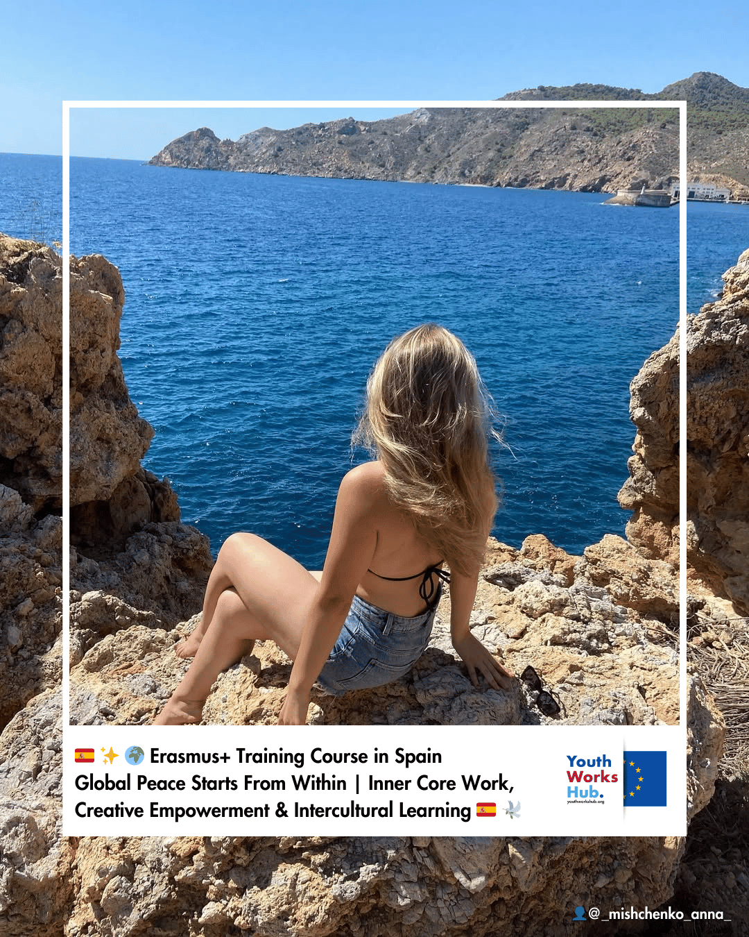 🇪🇸✨🌍 Erasmus+ Training Course in Spain – Global Peace Starts From Within | Inner Core Work, Creative Empowerment & Intercultural Learning 🇪🇸🕊️
