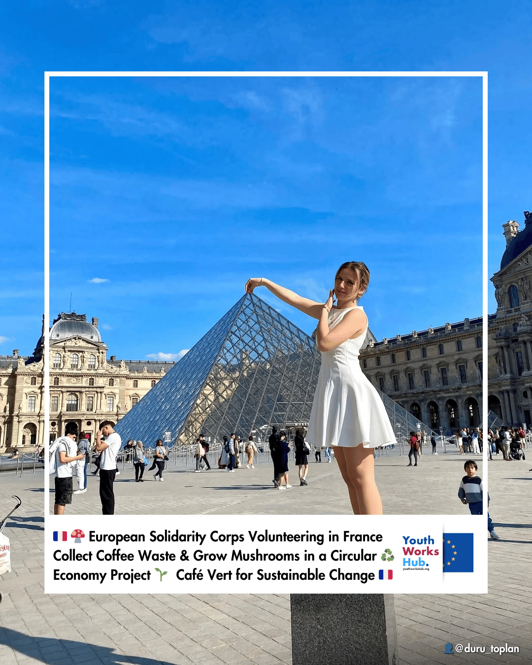 🇫🇷🍄 European Solidarity Corps Volunteering in France – Collect Coffee Waste & Grow Mushrooms in a Circular Economy Project 🌱♻️ Café Vert for Sustainable Change 🇫🇷