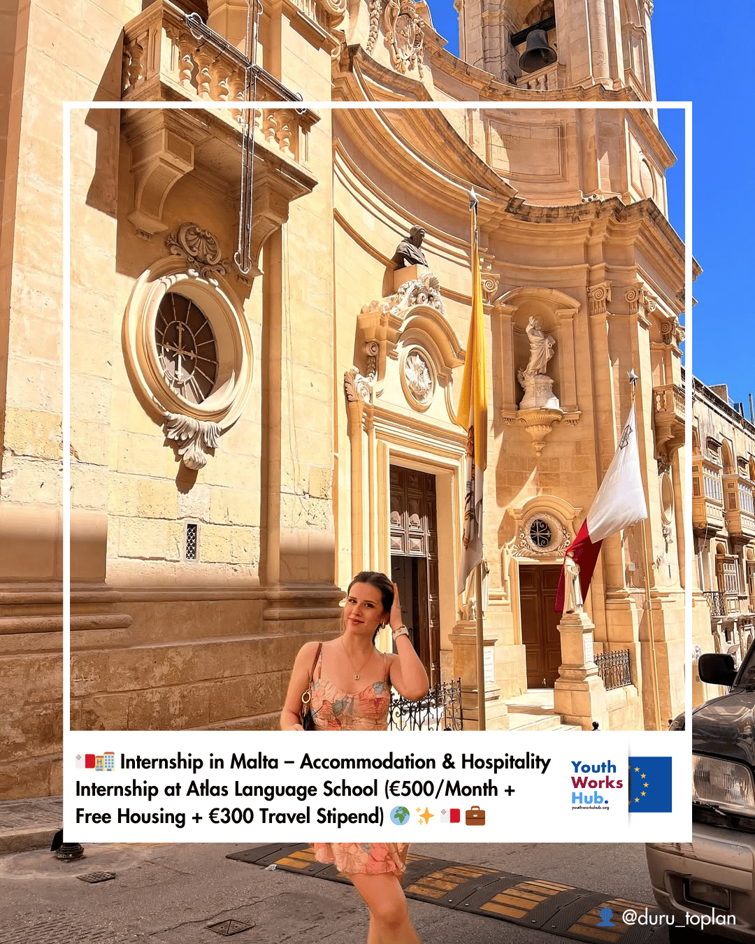 🇲🇹🏨 Internship in Malta – Accommodation & Hospitality Internship at Atlas Language School (€500/Month + Free Housing + €300 Travel Stipend) 🌍✨ International Service Experience! 🇲🇹💼