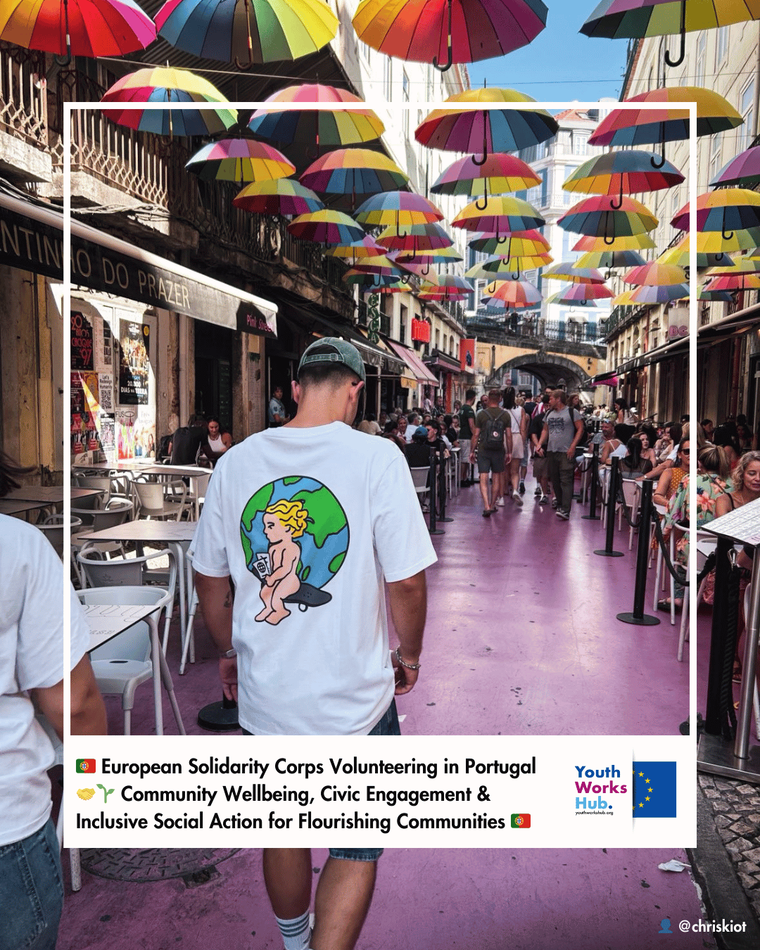 🇵🇹🤝🌱 European Solidarity Corps Individual Volunteering in Portugal – Community Wellbeing, Civic Engagement & Inclusive Social Action for Flourishing Communities in Guimarães 🇵🇹✨