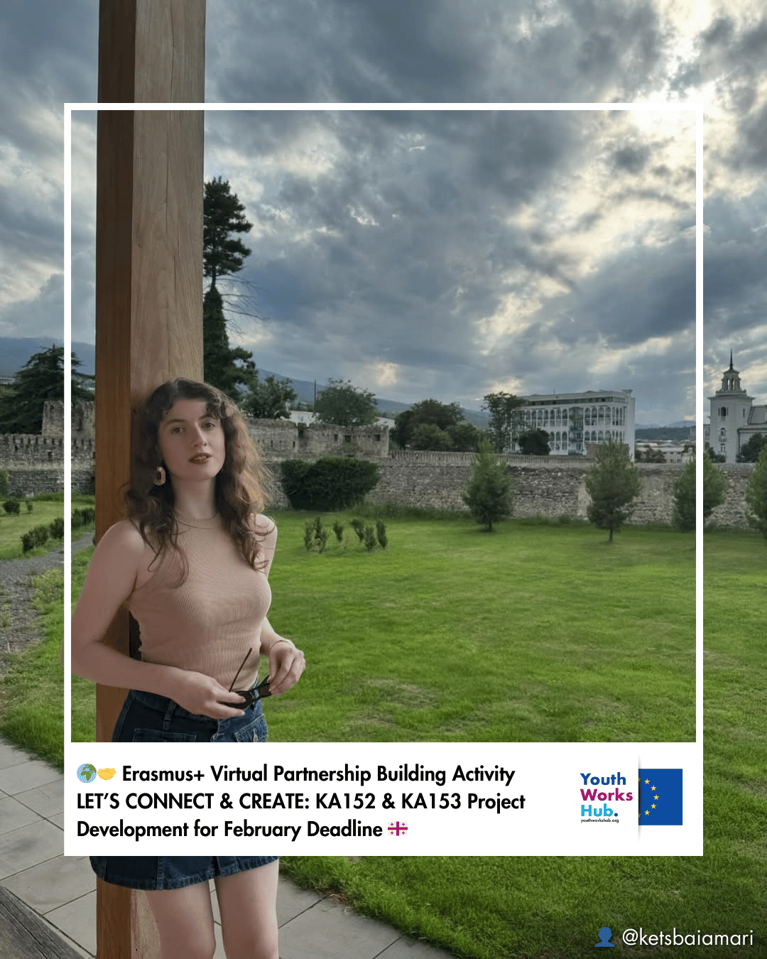 🌍🤝 Erasmus+ Virtual Partnership Building Activity – LET’S CONNECT & CREATE: KA152 & KA153 Project Development for February Deadline 🇬🇪 | Online Networking, Collaboration & Idea Building 💡✨