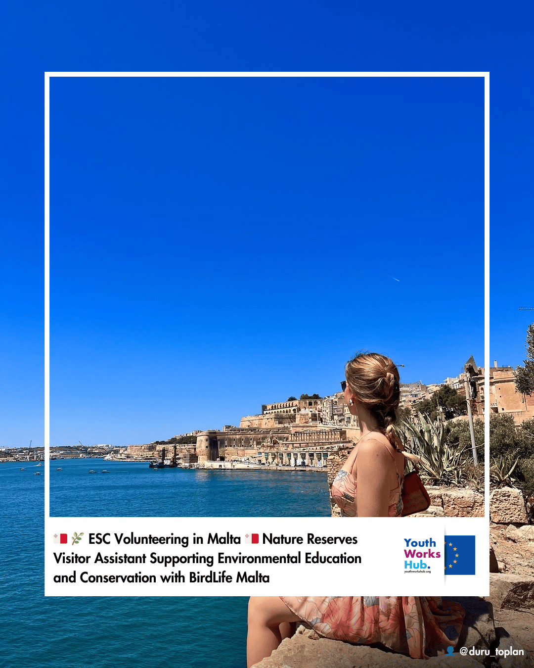 🇲🇹🌿 European Solidarity Corps Volunteering in Malta 🇲🇹 Nature Reserves Visitor Assistant Supporting Environmental Education and Conservation with BirdLife Malta