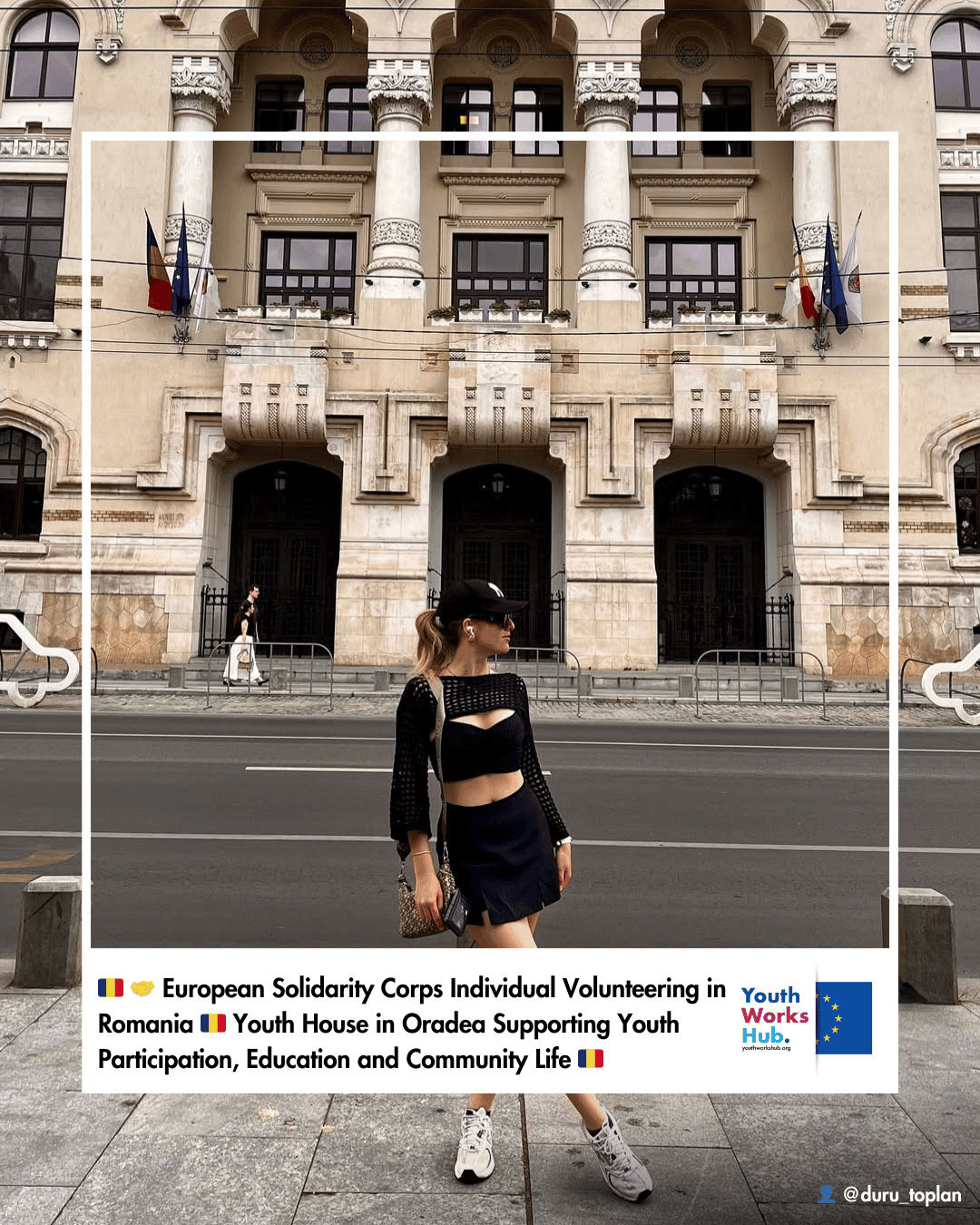 🇷🇴🤝 European Solidarity Corps Individual Volunteering in Romania 🇷🇴 Youth House in Oradea Supporting Youth Participation, Education and Community Life 🇷🇴