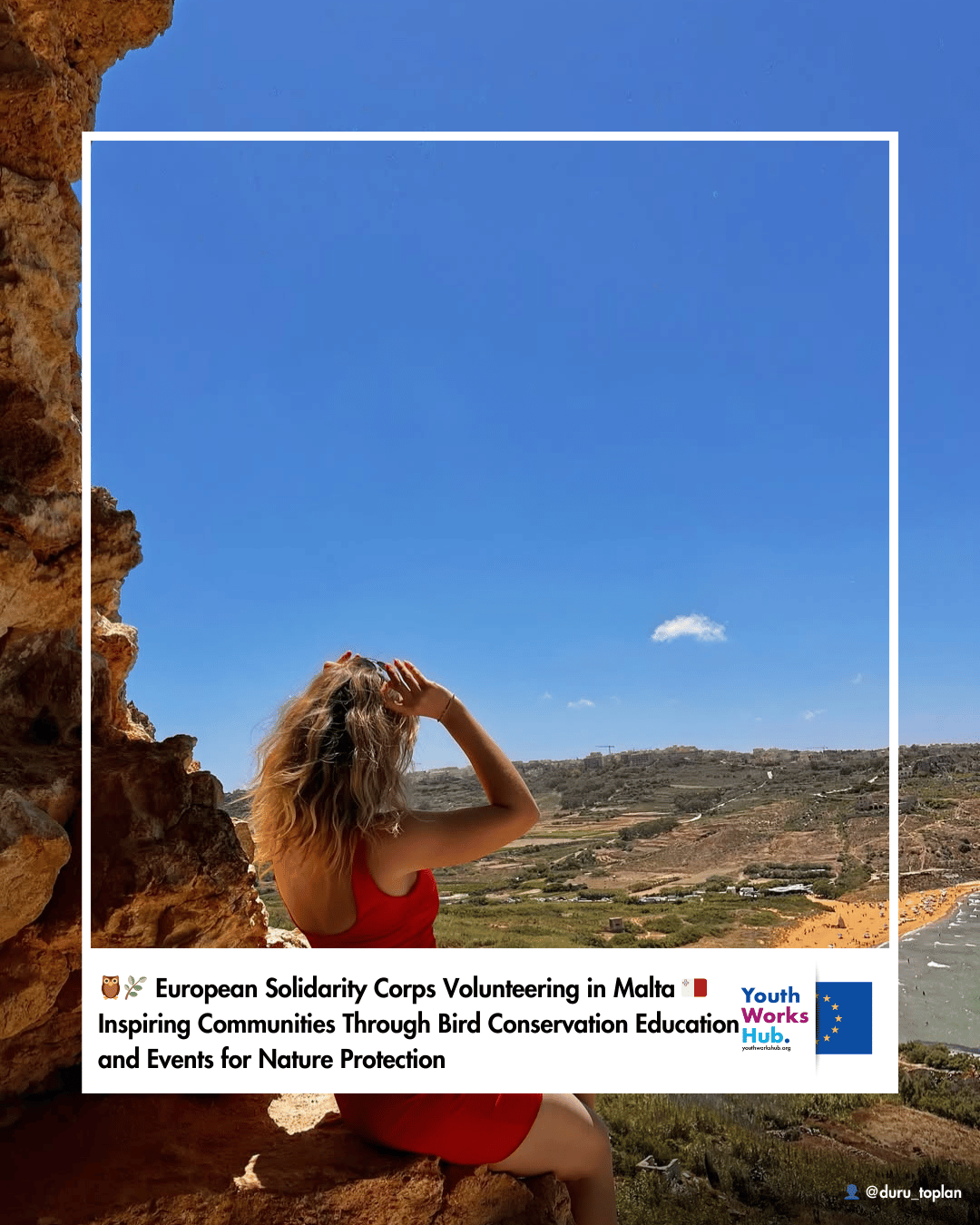 🦉🌿 European Solidarity Corps Volunteering in Malta 🇲🇹 Inspiring Communities Through Bird Conservation Education and Events for Nature Protection