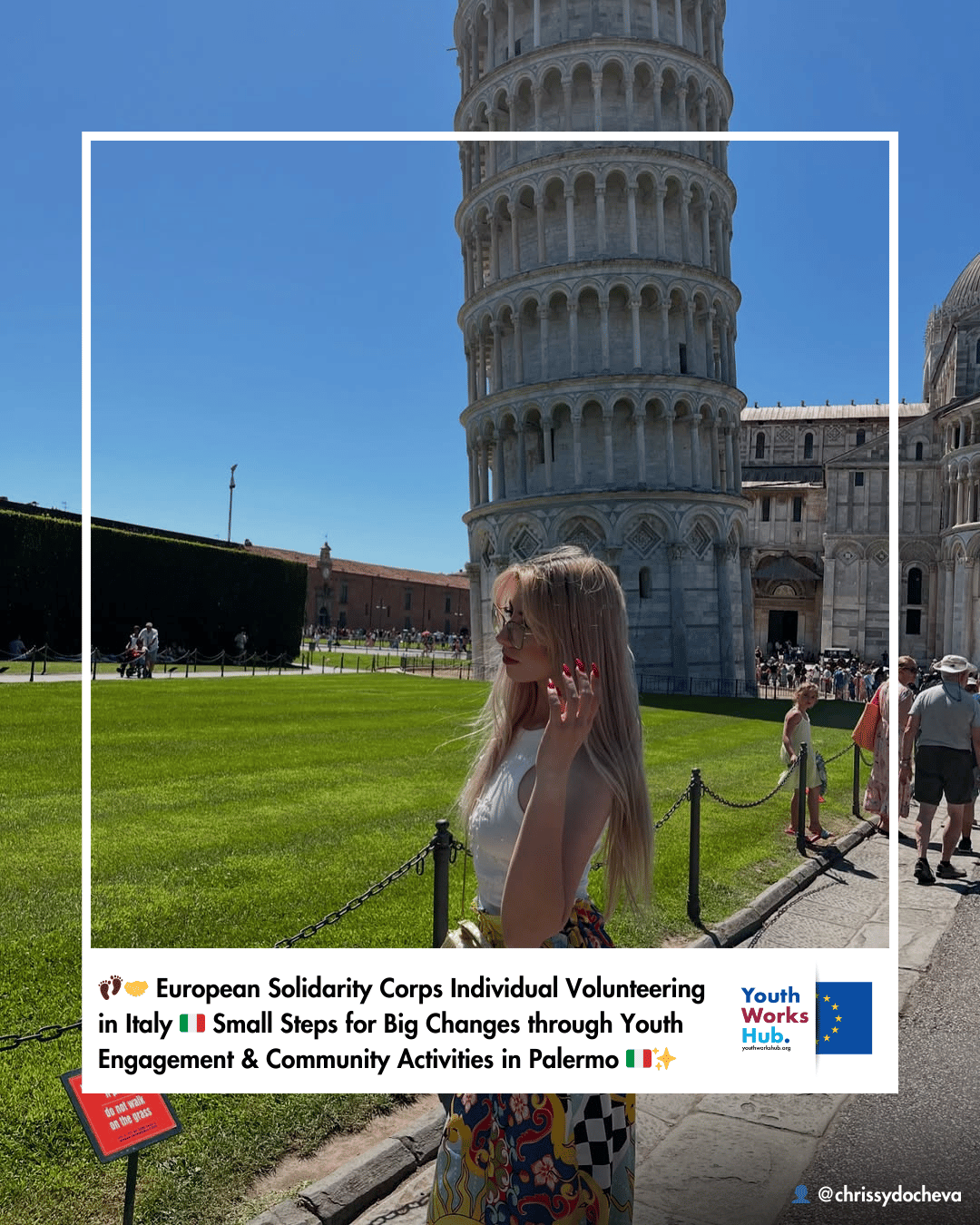 🇮🇹👣🤝 European Solidarity Corps Individual Volunteering in Italy – Small Steps for Big Changes through Youth Engagement, European Programmes & Community Activities in Palermo 🇮🇹✨