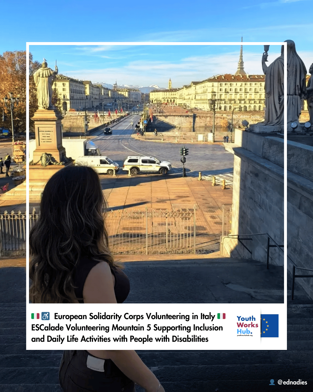 🇮🇹♿ European Solidarity Corps Volunteering in Italy 🇮🇹 ESCalade Volunteering Mountain 5 Supporting Inclusion and Daily Life Activities with People with Disabilities