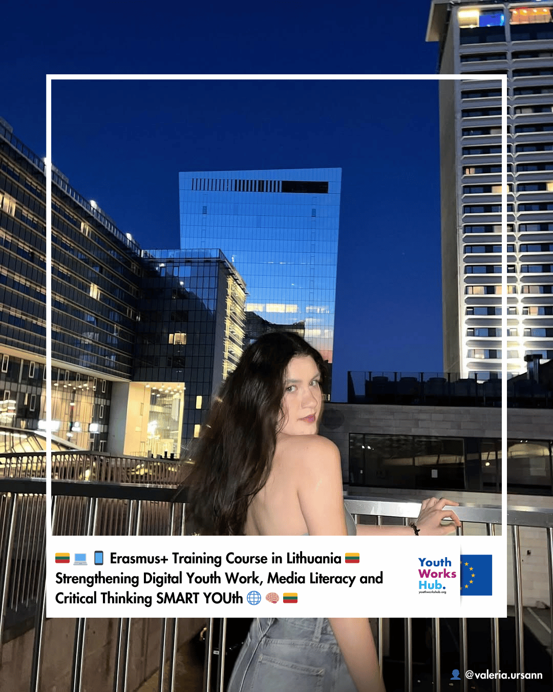 🇱🇹💻📱 Erasmus+ Training Course in Lithuania 🇱🇹 Strengthening Digital Youth Work, Media Literacy and Critical Thinking SMART YOUth 🌐🧠🇱🇹