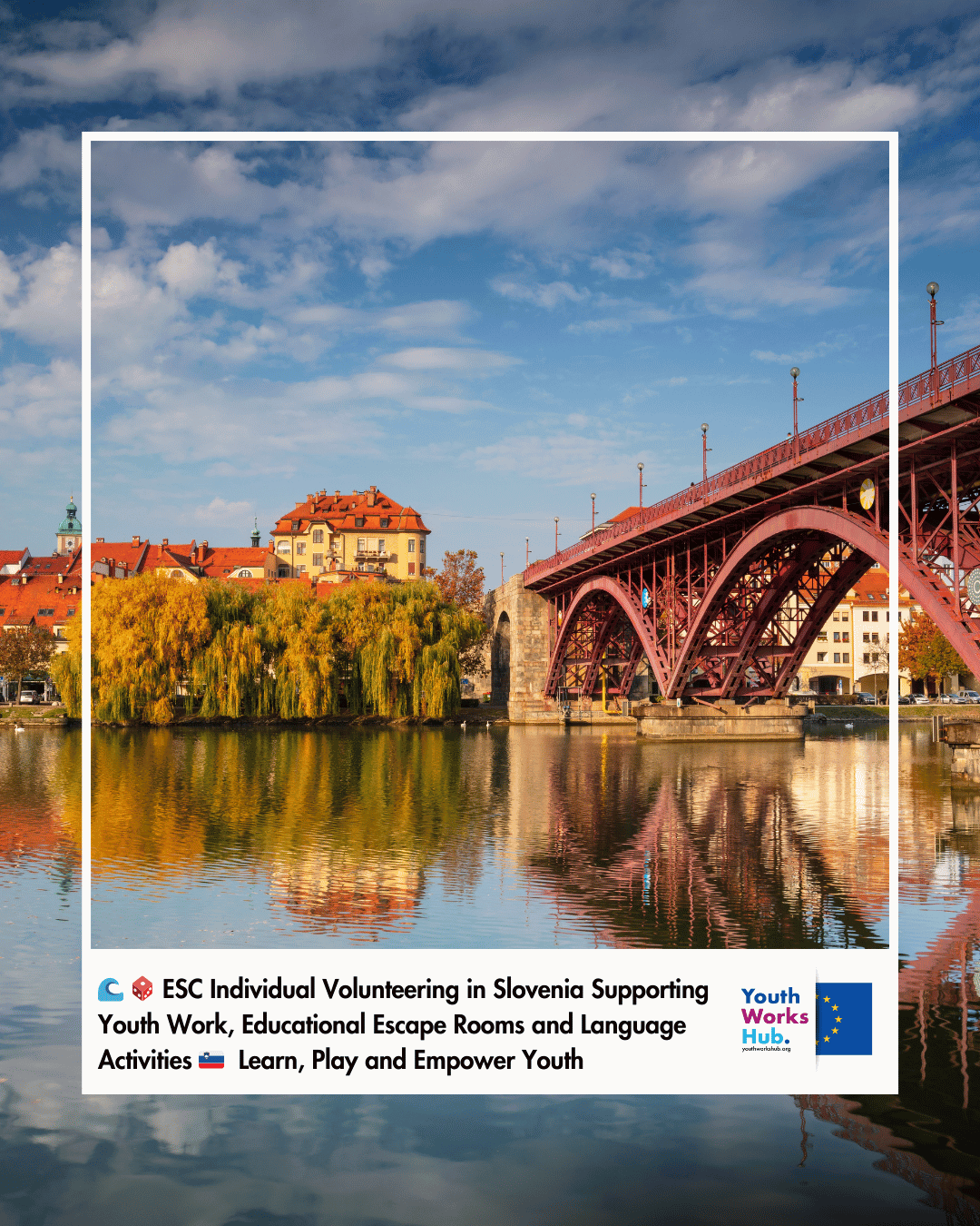 🌊🎲 European Solidarity Corps Individual Volunteering in Slovenia Supporting Youth Work, Educational Escape Rooms and Language Activities in a Coastal Youth Center 🇸🇮 Learn, Play and Empower Youth