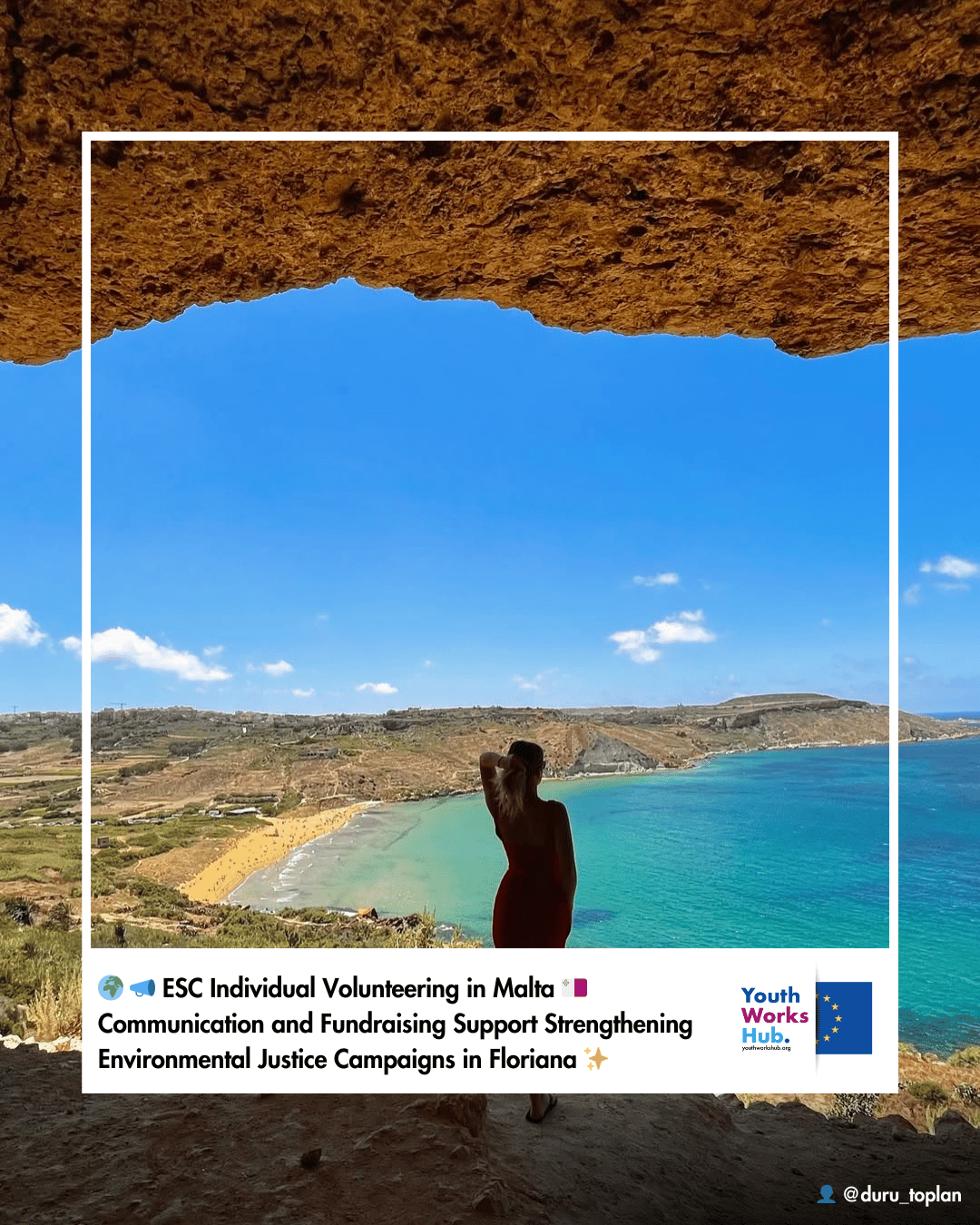 🌍📣 European Solidarity Corps Individual Volunteering in Malta 🇲🇹 Communication and Fundraising Support Strengthening Environmental Justice Campaigns in Floriana ✨
