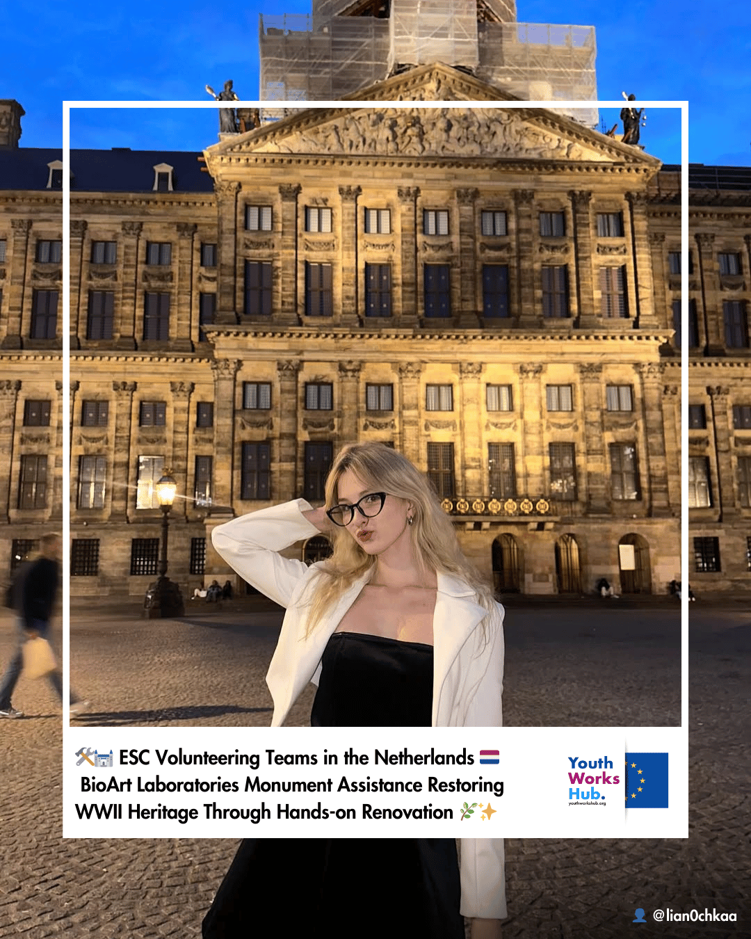 🛠️🏰 European Solidarity Corps Volunteering Teams in the Netherlands 🇳🇱 BioArt Laboratories Monument Assistance Restoring WWII Heritage Through Hands-on Renovation and Community Living 🌿✨