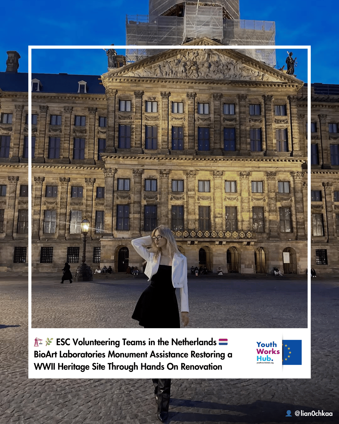 🏗️🌿 ESC Volunteering Teams in the Netherlands 🇳🇱 BioArt Laboratories Monument Assistance Restoring a WWII Heritage Site Through Hands On Renovation and Community Living