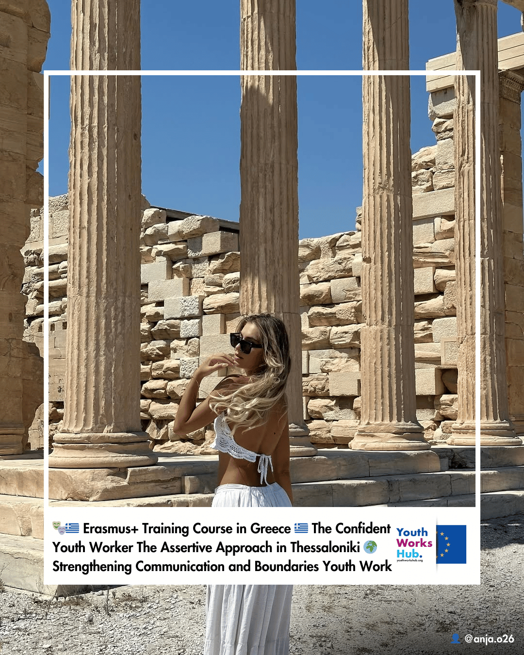 🎭🇬🇷 Erasmus+ Training Course in Greece 🇬🇷 The Confident Youth Worker The Assertive Approach in Thessaloniki 🌍 Strengthening Communication, Boundaries and Conflict Management in Youth Work