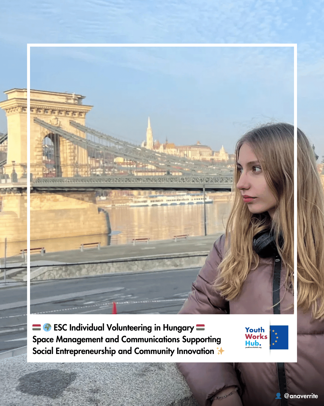 🇭🇺🌍 ESC Individual Volunteering in Hungary 🇭🇺 Space Management and Communications Supporting Social Entrepreneurship and Community Innovation ✨