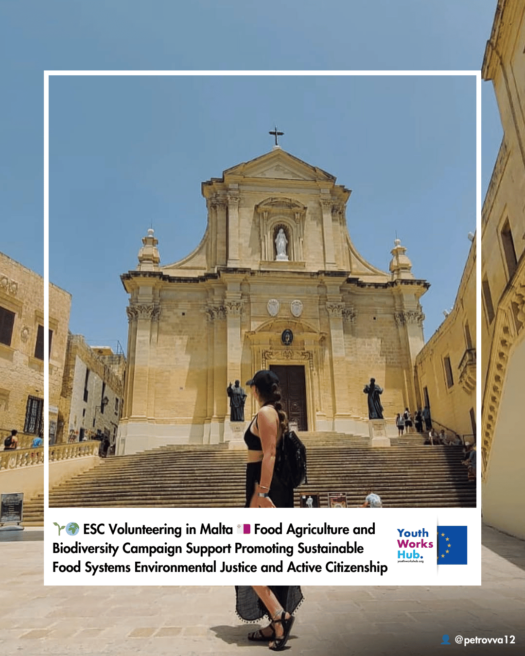 🌱🌍 ESC Individual Volunteering in Malta 🇲🇹 Food Agriculture and Biodiversity Campaign Support Promoting Sustainable Food Systems Environmental Justice and Active Citizenship