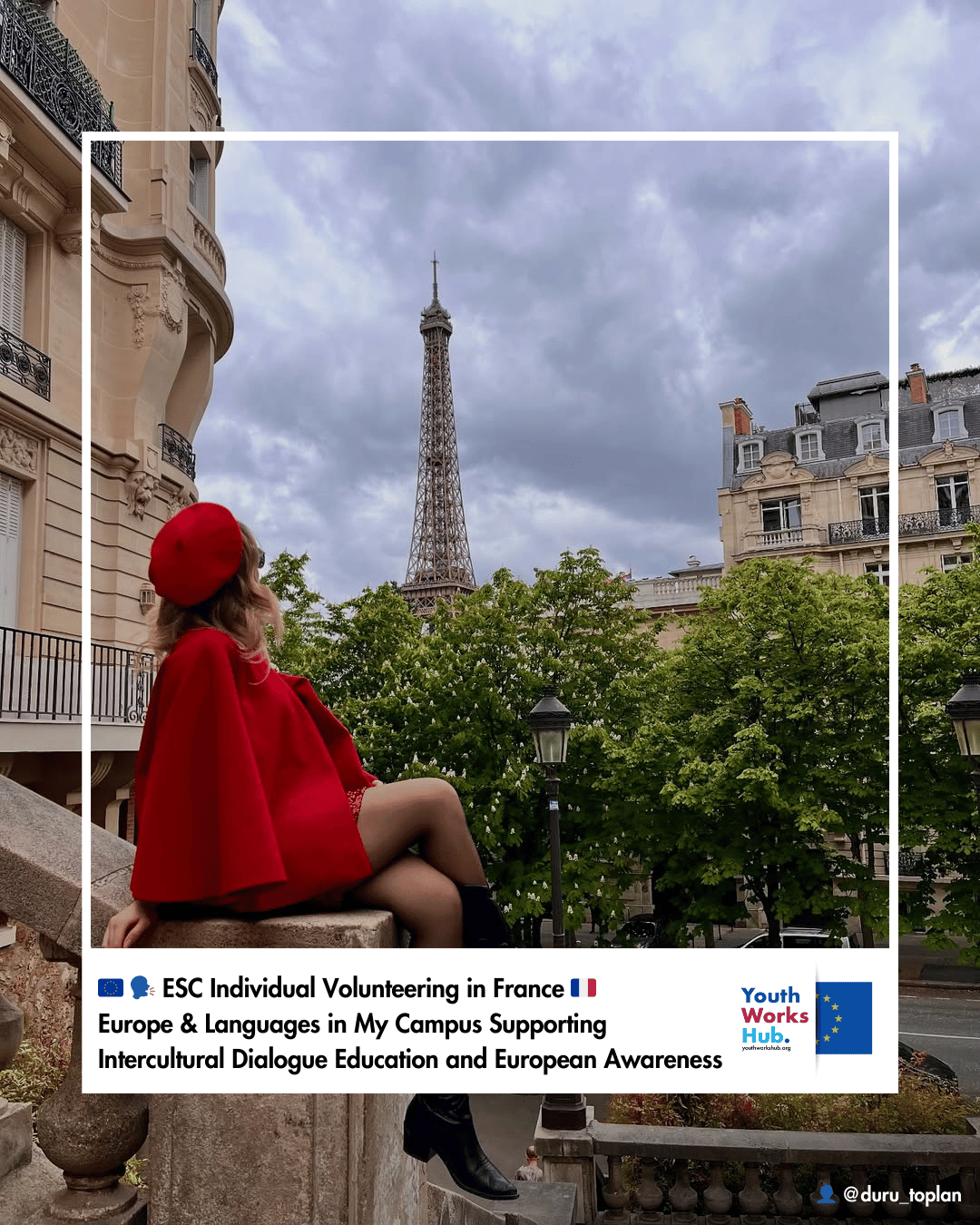 🇪🇺🗣️ ESC Individual Volunteering in France 🇫🇷 Europe & Languages in My Campus Supporting Intercultural Dialogue Education and European Awareness