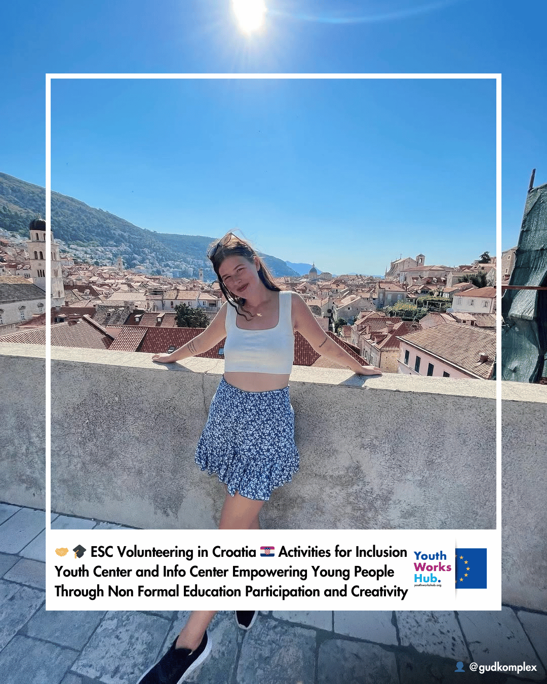 🤝🎓 ESC Individual Volunteering in Croatia 🇭🇷 Activities for Inclusion Youth Center and Info Center Empowering Young People Through Non Formal Education Participation and Creativity