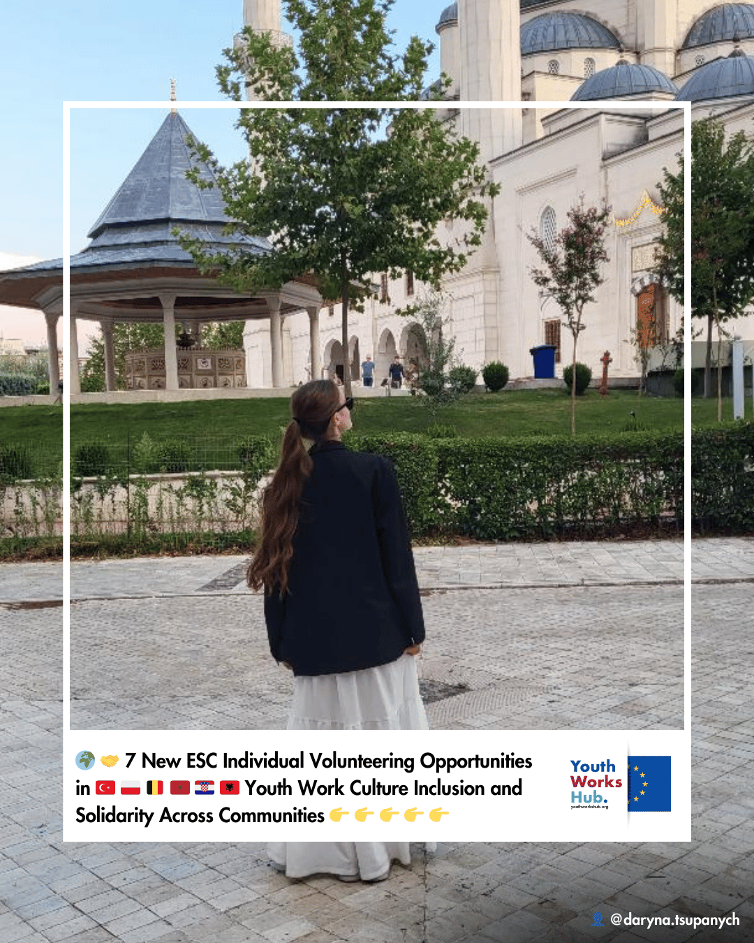 🌍🤝 7 New ESC Individual Volunteering Opportunities in Türkiye 🇹🇷 Poland 🇵🇱 Belgium 🇧🇪 Morocco 🇲🇦 Croatia 🇭🇷 Albania 🇦🇱 Youth Work Culture Inclusion and Solidarity Across Communities
